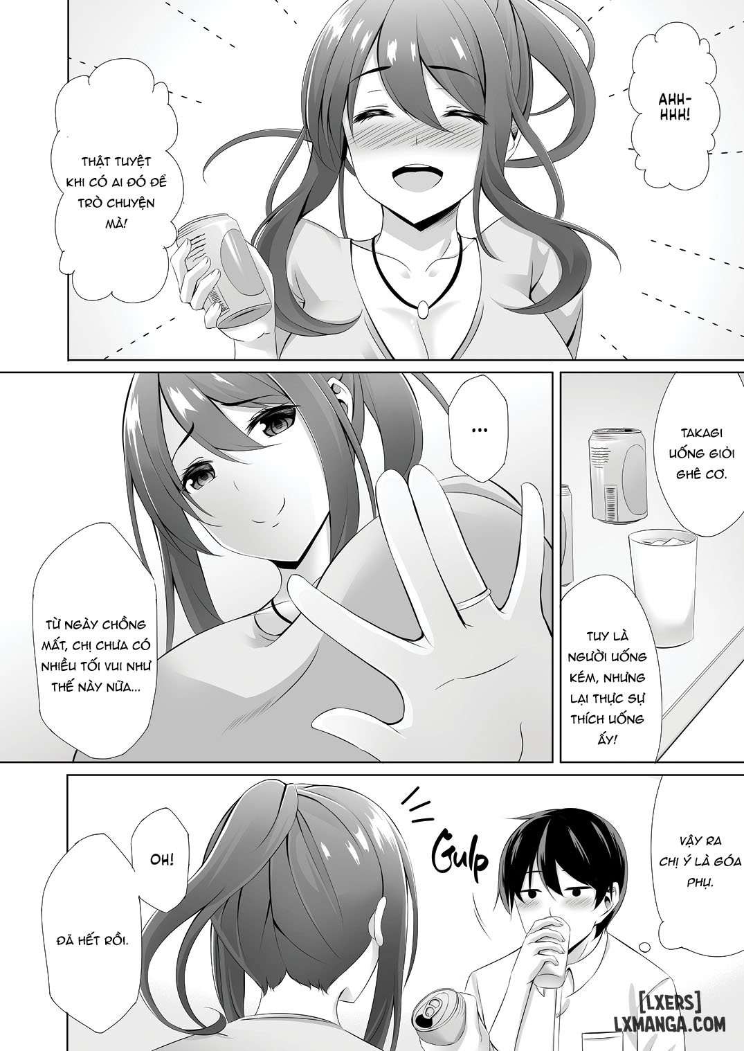 HentaiVN.net - Ảnh 9 - I Got Drunk with the Widow Next Door and Ended Up Cumming Inside Her - Oneshot