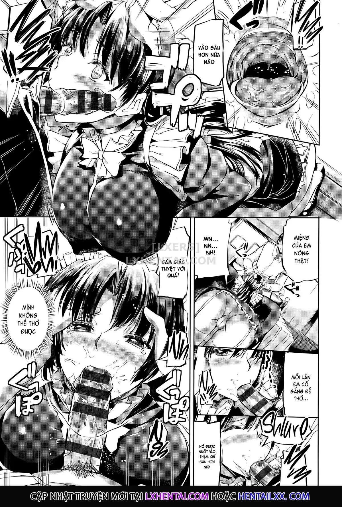 HentaiVN.net - Ảnh 9 - Ojousama No Maid Jijou - Chap 5