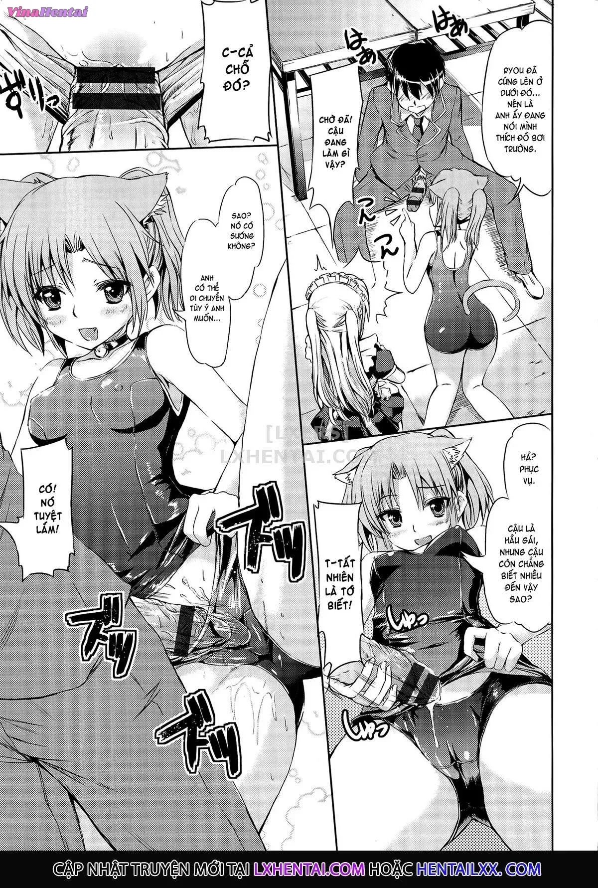 HentaiVN.net - Ảnh 9 - Ojousama No Maid Jijou - Chap 7