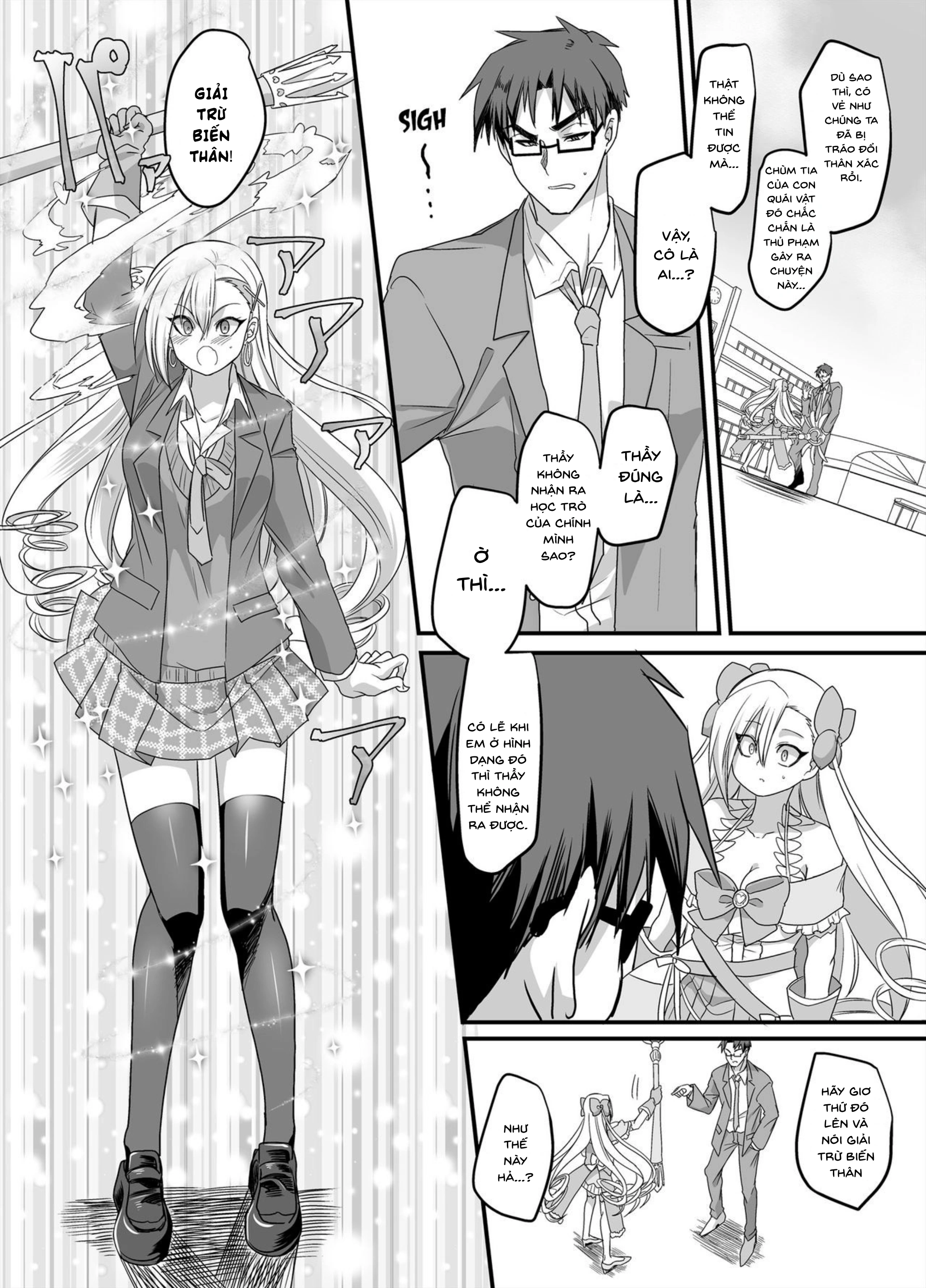 HentaiVN.net - Ảnh 9 - Thiếu Nữ Phép Thuật★ Hoán Đổi！ - Oneshot