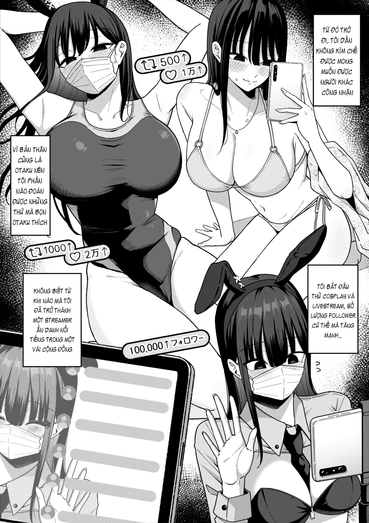 HentaiVN.net - Ảnh 10 - Anotoki Futteshimatta Moto Inkya no Onna Tomodati ga Ura Aka Haisinsya ni Natta Riyuu. - Oneshot