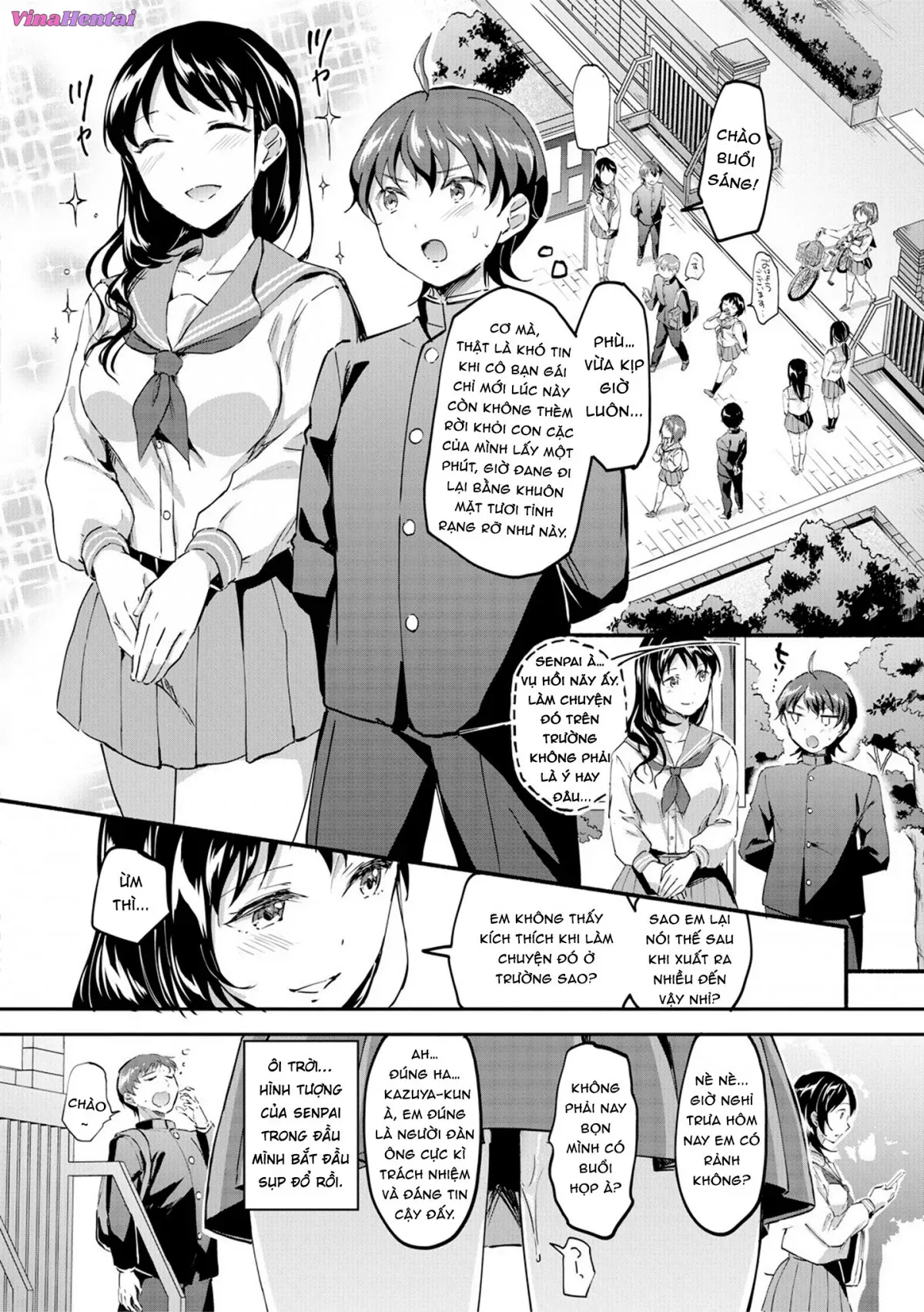 HentaiVN.net - Ảnh 9 - Nào chị em ta cùng hấp diêm! [Let’s Gyaku Rape, Let's Reverse Rape, Let’s逆レイプ] - Chap 1: Bị cô người yêu úp bô!