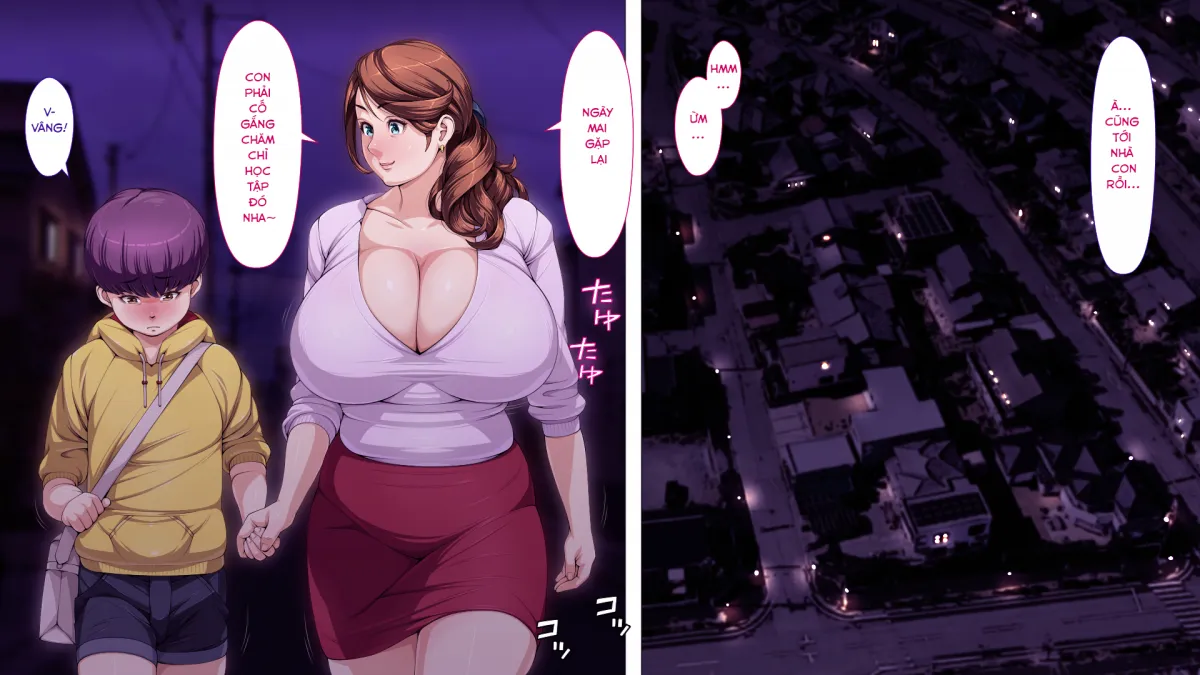 HentaiVN.net - Ảnh 9 - Oba-san to Boku no H na Obenkyou - Chap 12