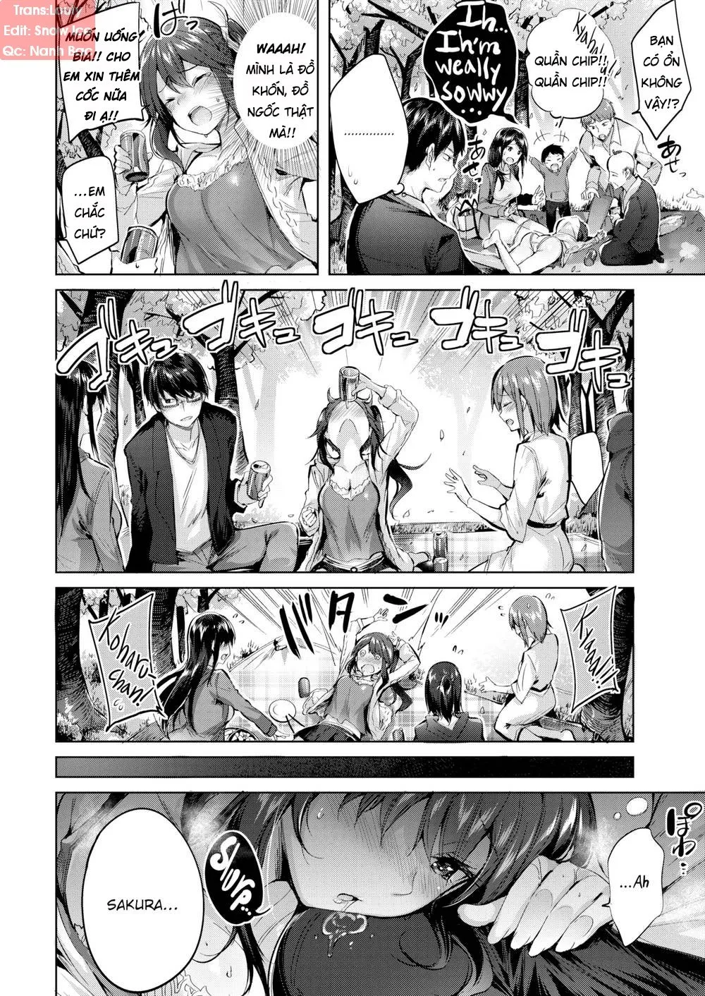 HentaiVN.net - Ảnh 9 - Blossoming Sakura! - Oneshot