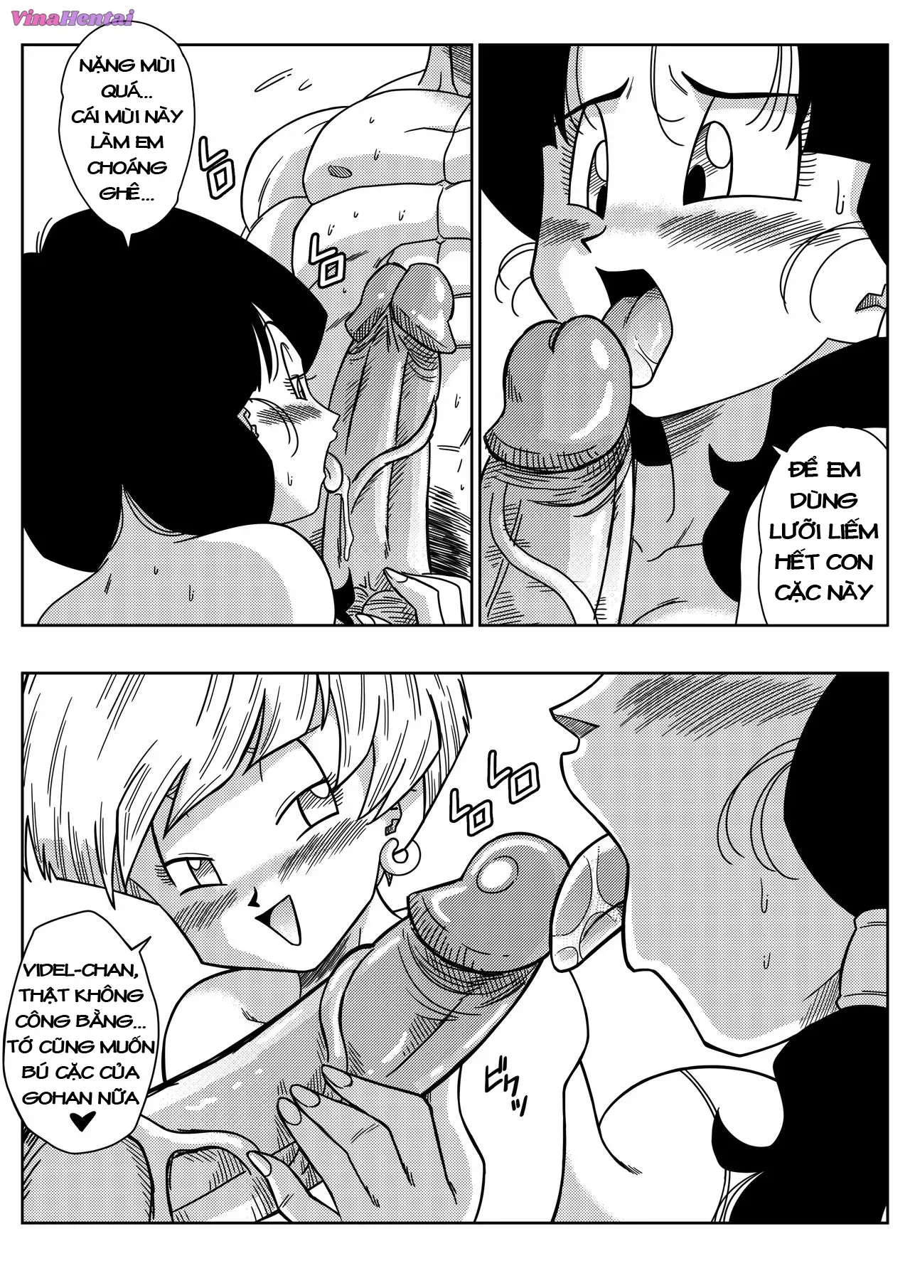 HentaiVN.net - Ảnh 9 - Cặc Hóa Siêu Xayda Đại Chiến Với Những Cái Lồn Xinh [Love Triangle Z] - Chap 2: Lại thêm một em tự đến nạp lồn (Không che)