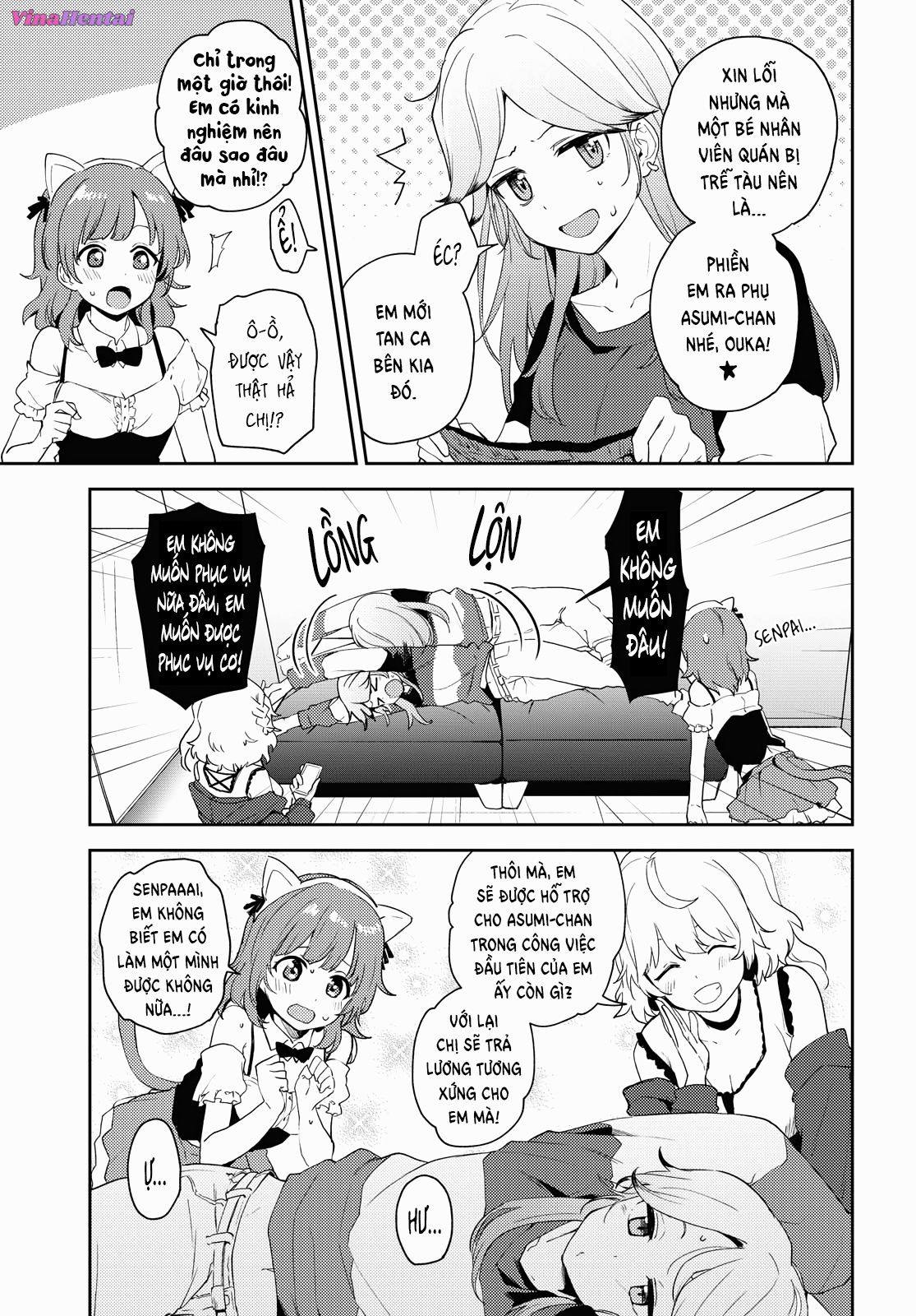 HentaiVN.net - Ảnh 9 - Asumi-chan có hứng thú với Nhà thổ Bách hợp! - Đêm 3