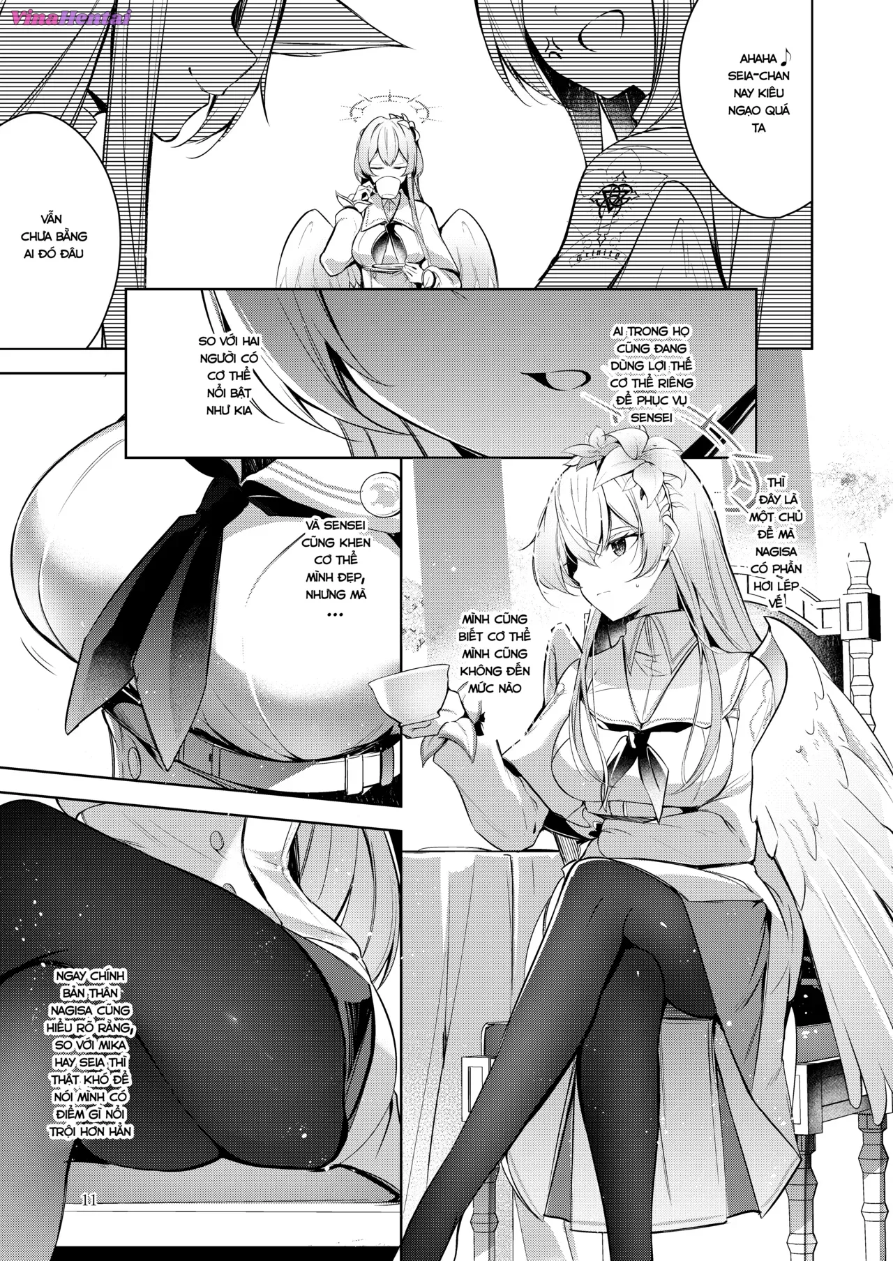 HentaiVN.net - Ảnh 10 - Nhưng em mới là người được Sensei yêu thương nhất cơ mà????? - Oneshot
