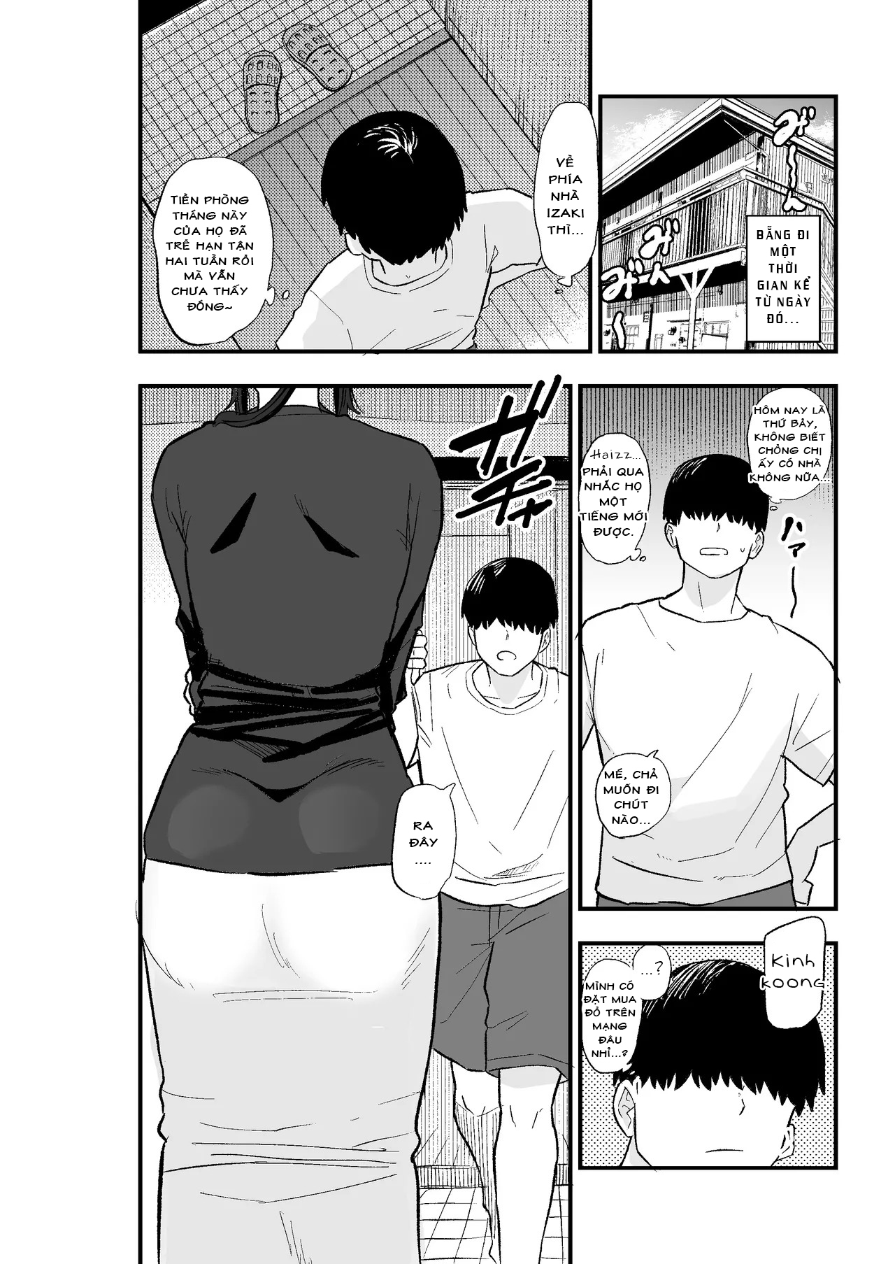 HentaiVN.net - Ảnh 9 - Taihai Tsuma Taihaikei Hitotsuma o Yachin Kawari ni Koki Tsukaeru Hanashi - Oneshot