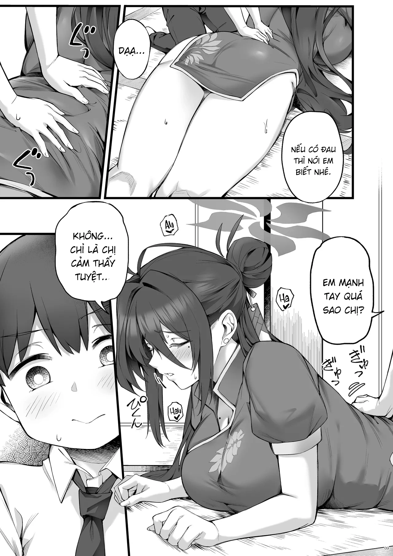 HentaiVN.net - Ảnh 8 - Mát xa cùng chị Reijo - toi yeu chi gai vu to