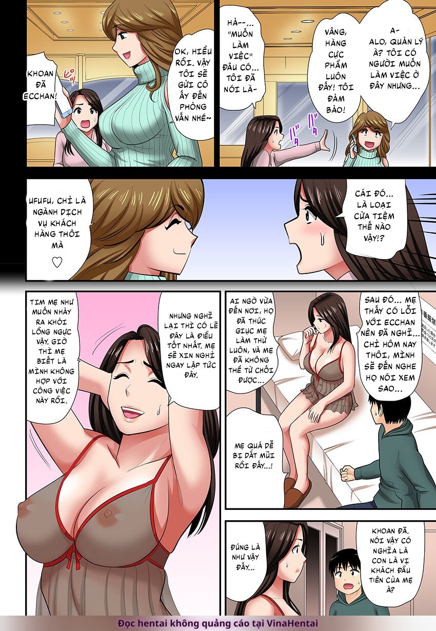 HentaiVN.net - Ảnh 10 - "Don't tell your father..." Milf Brothel: The woman I requested turned out to be my mother! - Chap 1