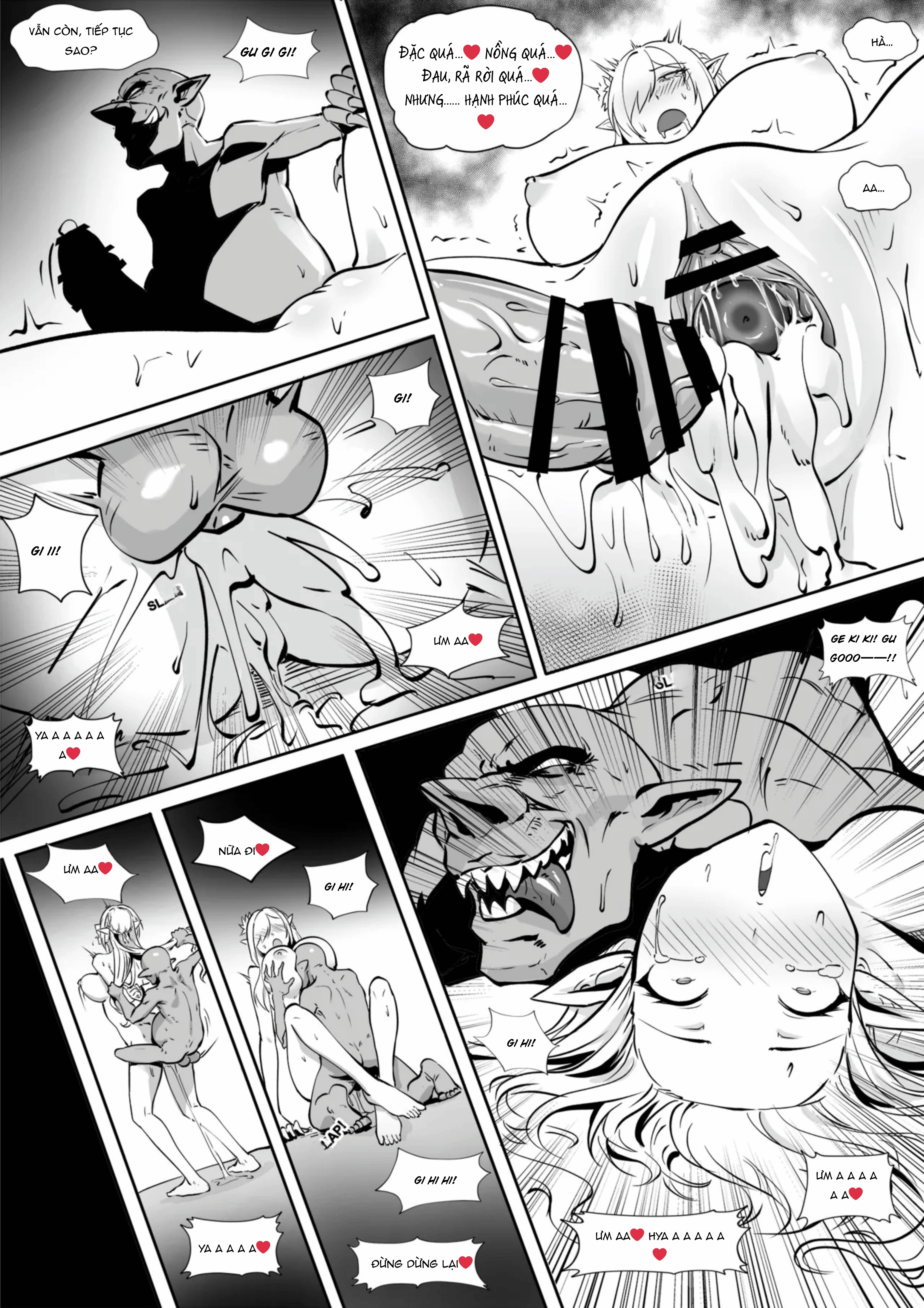 HentaiVN.net - Ảnh 11 - Sự đọa lạc của Nữ vương tộc Elf - oneshot