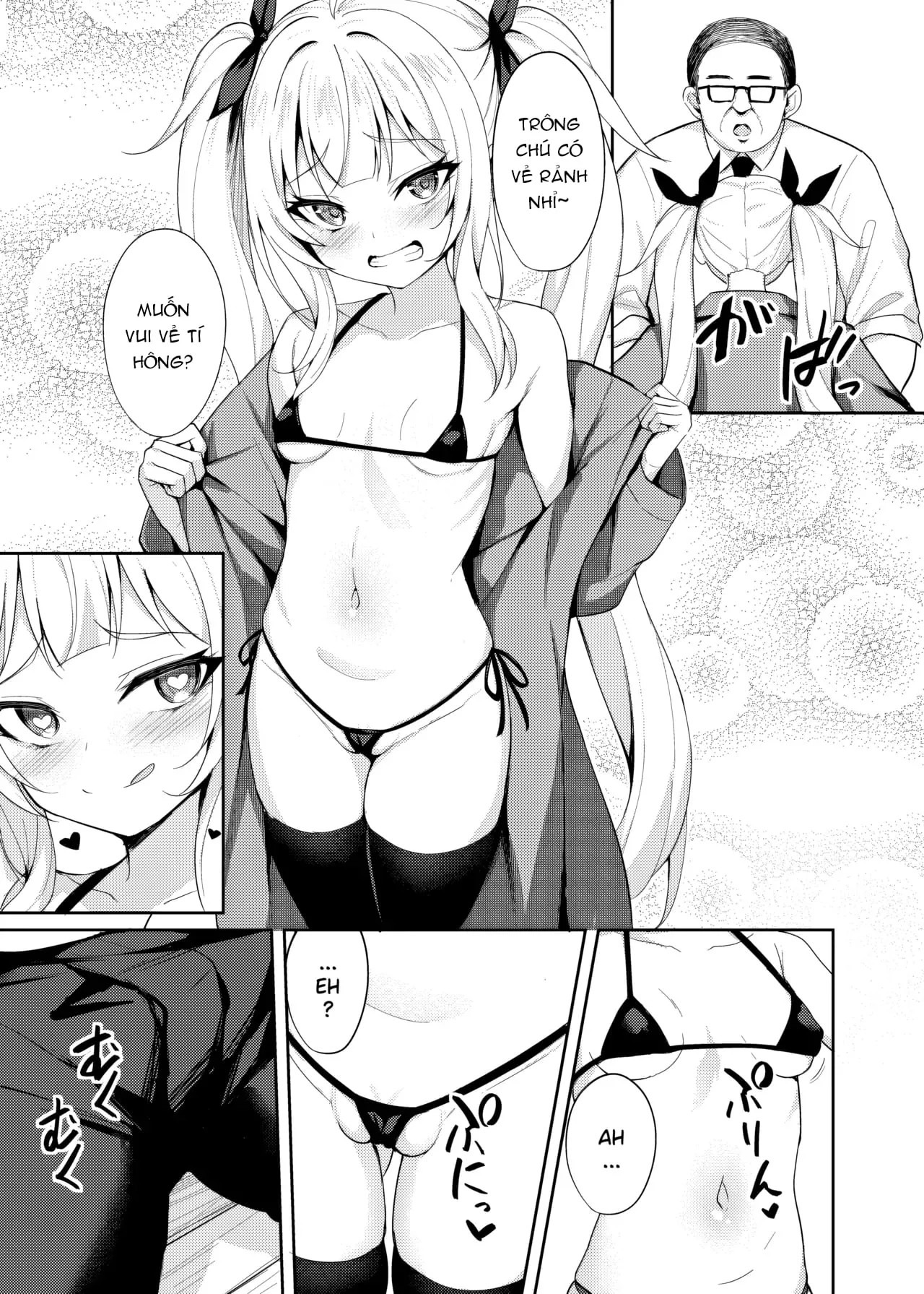 HentaiVN.net - Ảnh 8 - Ông chú dạy cháu gái bố láo bằng cách thôi miên - Chap 2: Giai đoạn bồn thịt công cộng