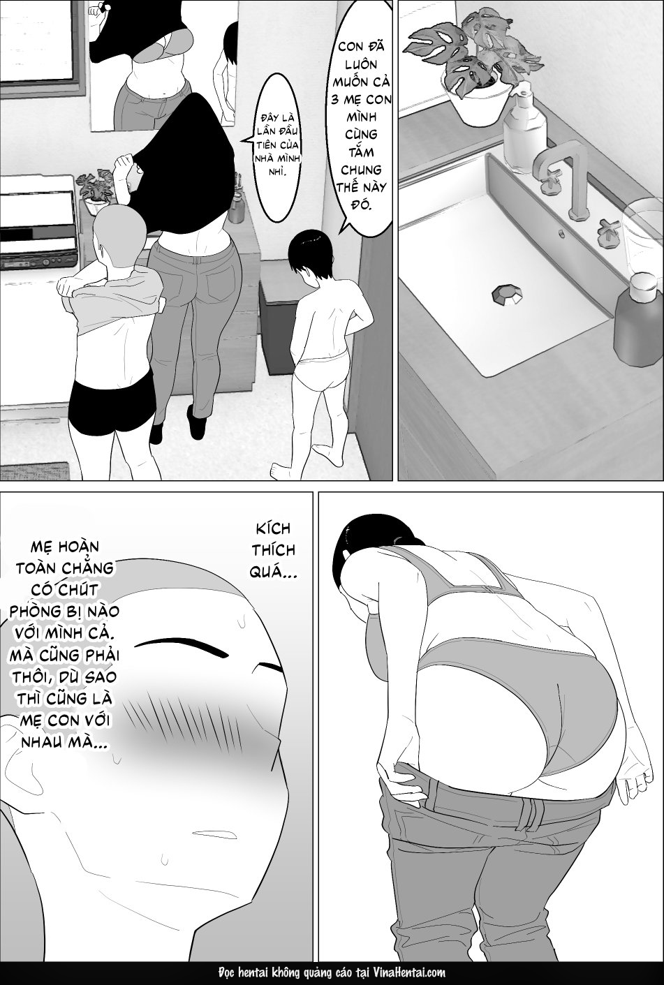 HentaiVN.net - Ảnh 10 - Kaa-san ga Shikoi nante - Chap 1