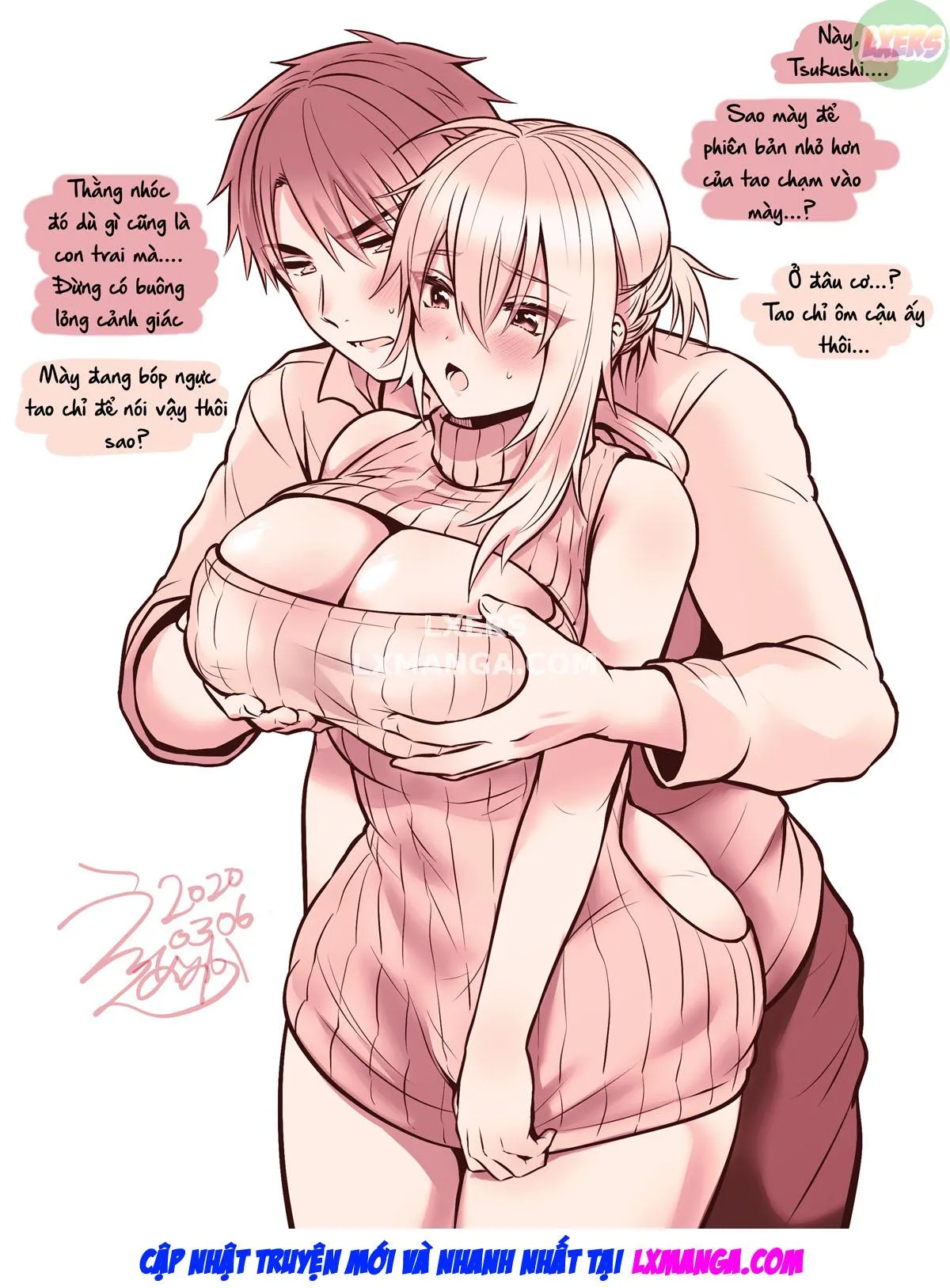 HentaiVN.net - Ảnh 92 - Ore No Shinyuu Wa TS (Seitenka) Taishitsu - Chap 4.5