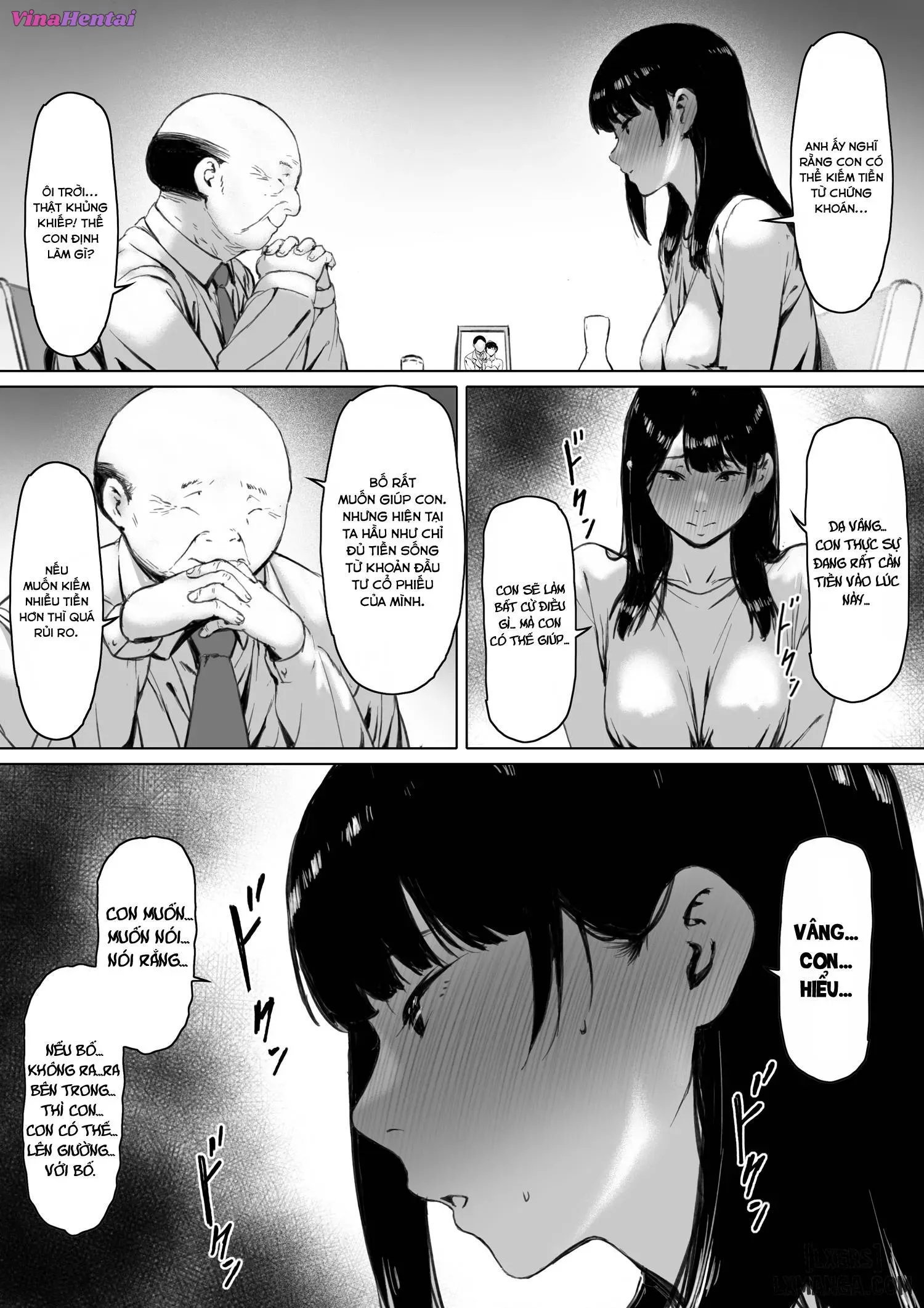 HentaiVN.net - Ảnh 94 - 1. Ánh nhìn của bố chồng 1 - Chapter 1