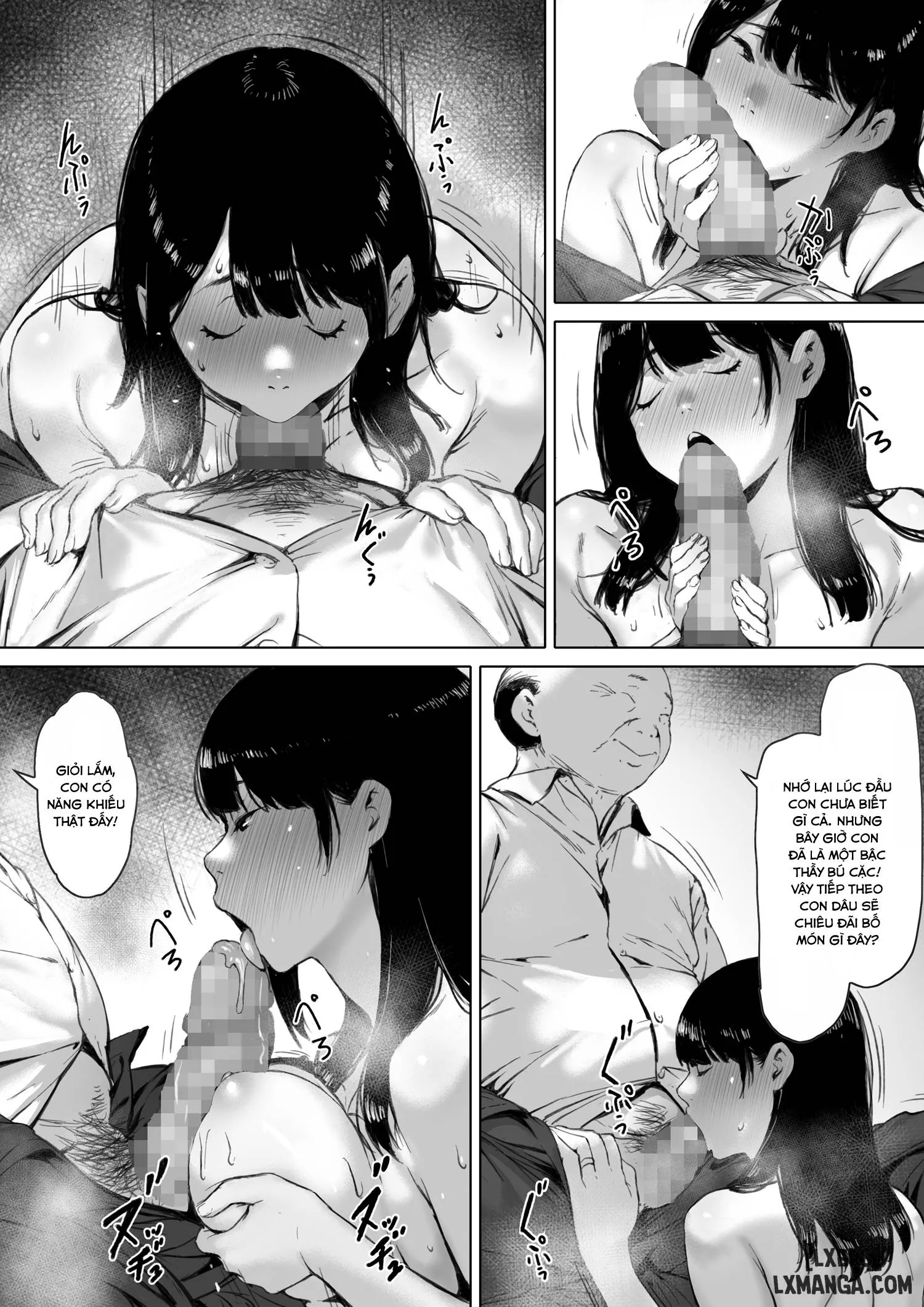 HentaiVN.net - Ảnh 98 - 1. Ánh nhìn của bố chồng 1 - Chapter 1