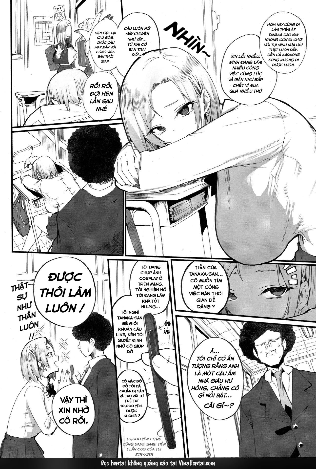 HentaiVN.net - Ảnh 9 - Chỉ cần bạn trả đủ tiền việc gì cố ấy cũng làm - Chap 1