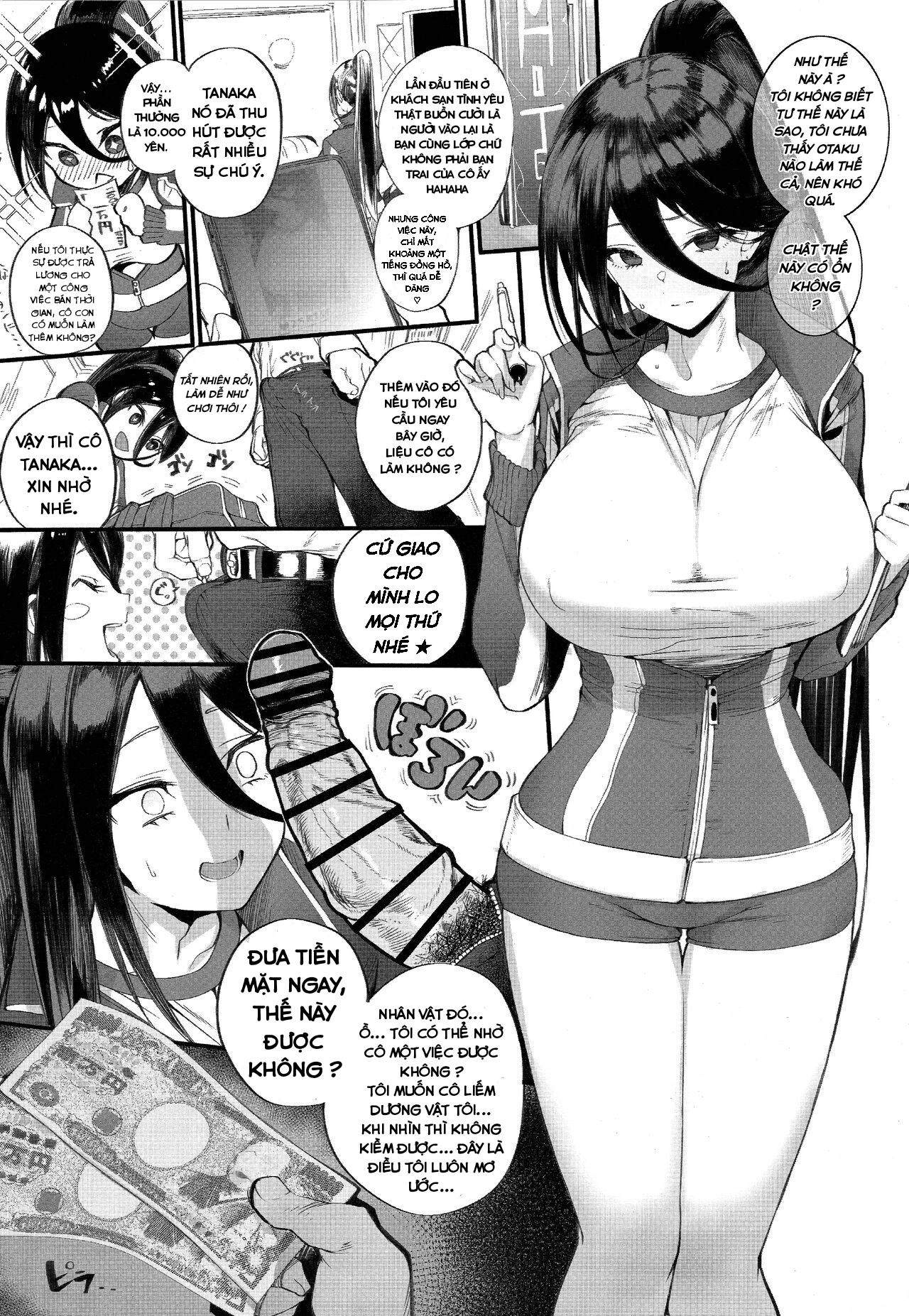 HentaiVN.net - Ảnh 10 - Chỉ cần bạn trả đủ tiền việc gì cố ấy cũng làm - Chap 1