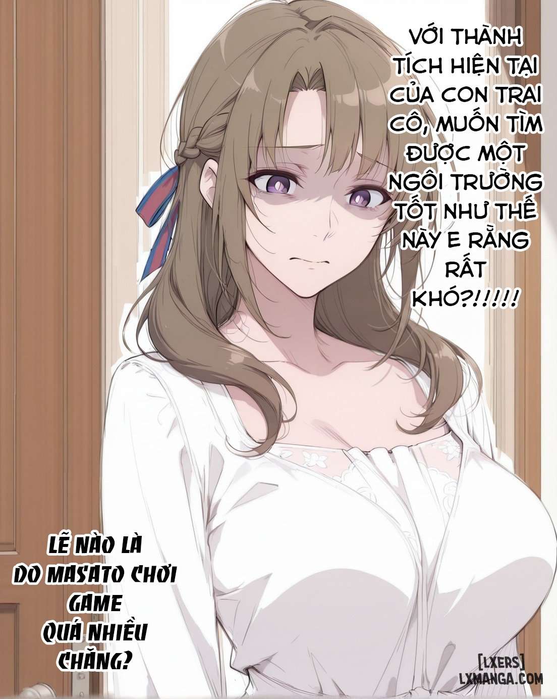 HentaiVN.net - Ảnh 7 - [AI NTR] Người Mẹ Mamako Bị Thầy Giáo Đụ Vì Con Học Kém - C1