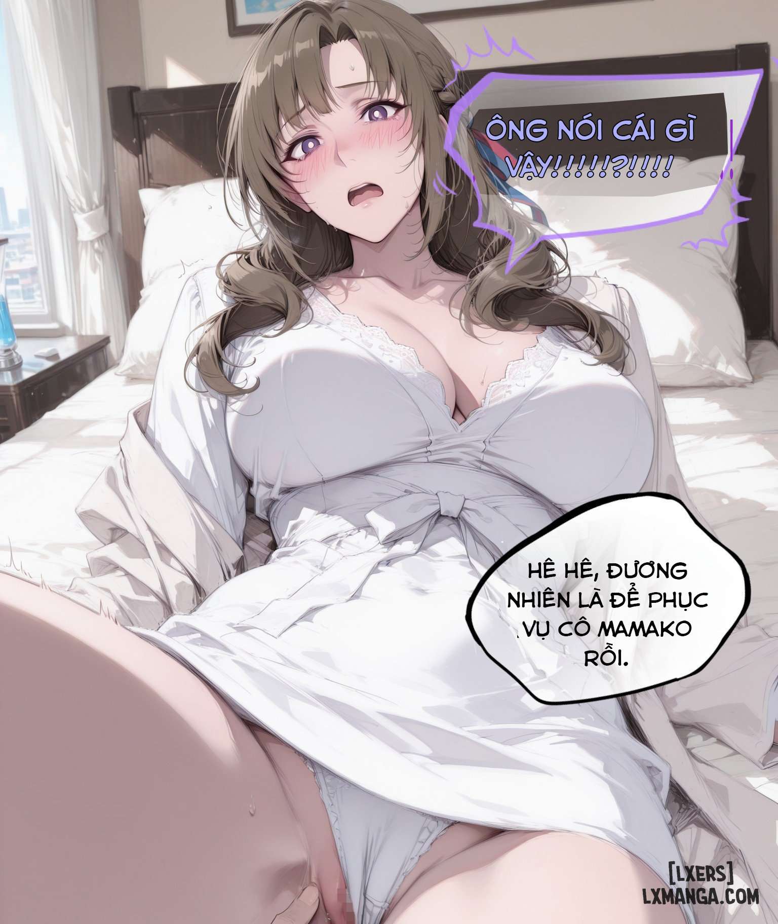 HentaiVN.net - Ảnh 10 - [AI NTR] Người Mẹ Mamako Bị Thầy Giáo Đụ Vì Con Học Kém - C2