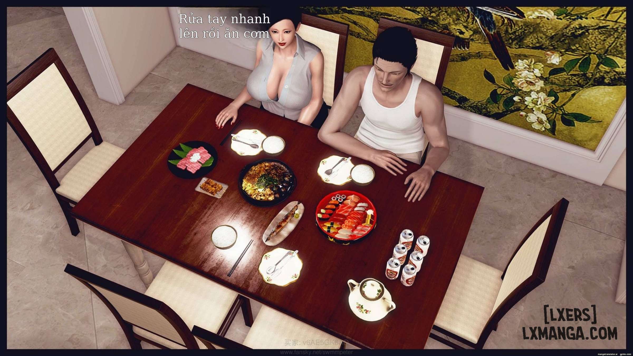 HentaiVN.net - Ảnh 25 - Âm mưu chiếm lấy người mẹ xinh đẹp - Chap 1.2