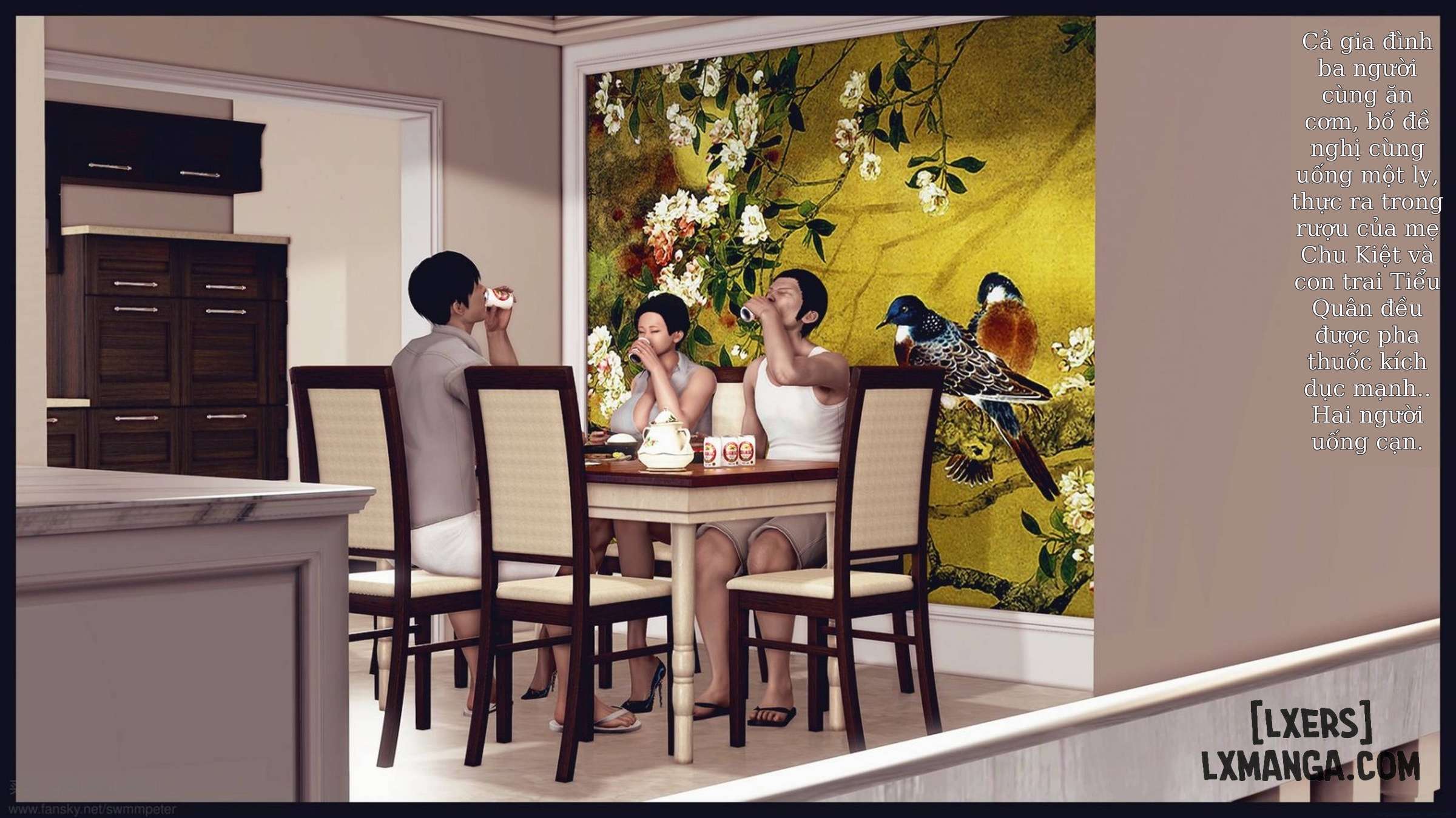 HentaiVN.net - Ảnh 34 - Âm mưu chiếm lấy người mẹ xinh đẹp - Chap 1.2