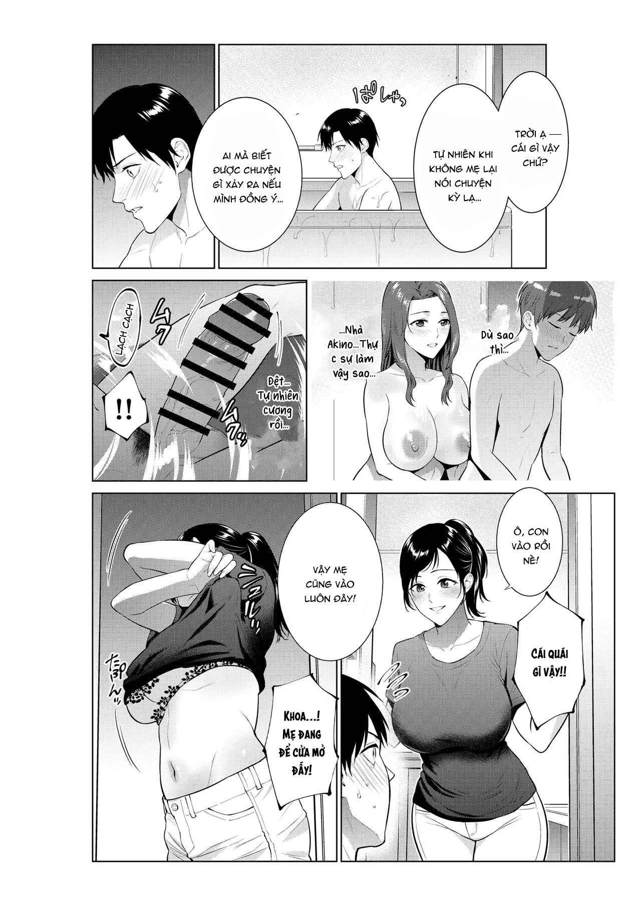 HentaiVN.net - Ảnh 3 - Nyuuyoku kara Hajimaru Haha to no Nikuyoku Seikatsu - oneshot