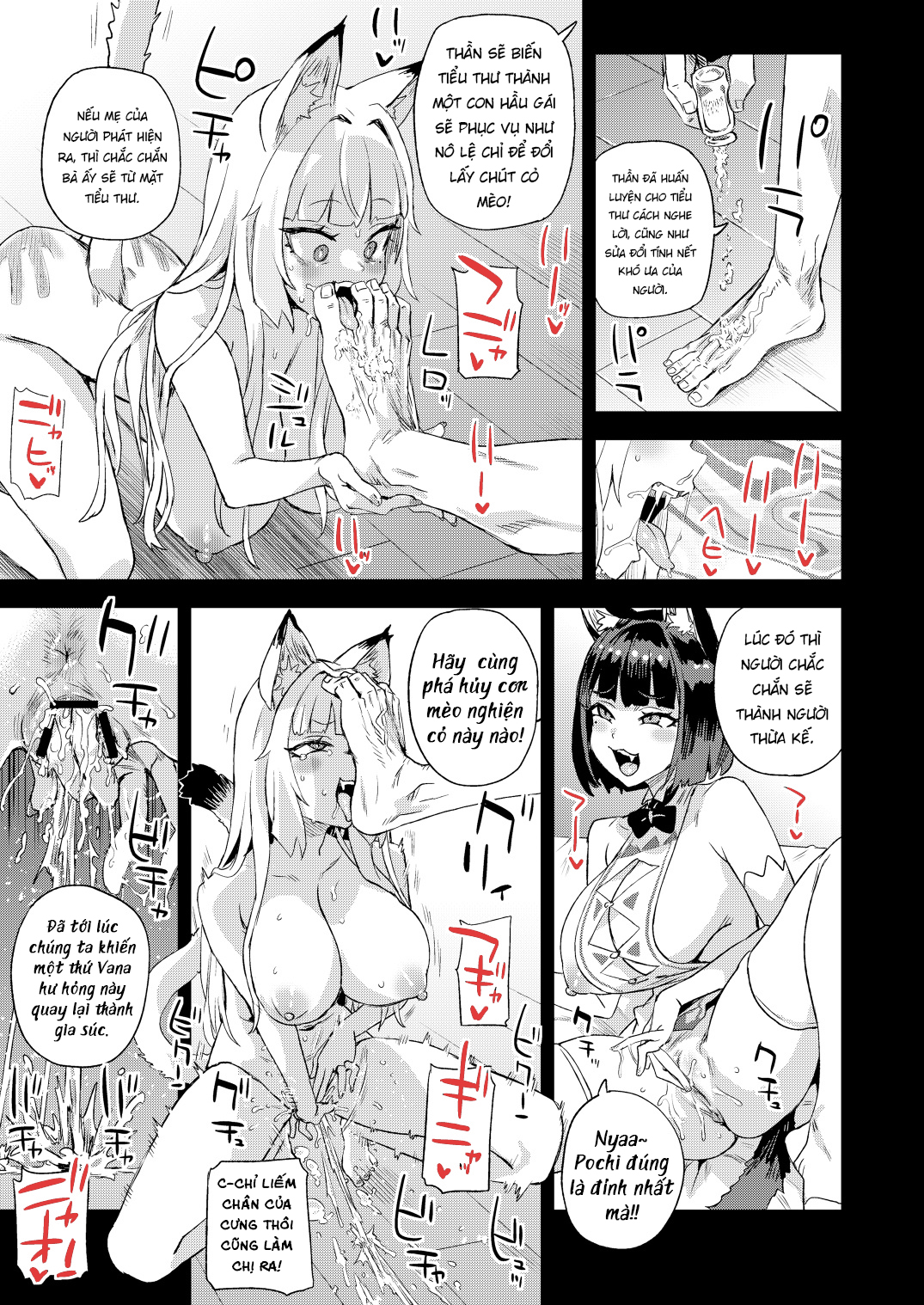 HentaiVN.net - Ảnh 30 - Tôi Là Thú Cưng Của Nàng Miêu Nữ - Một Bắn