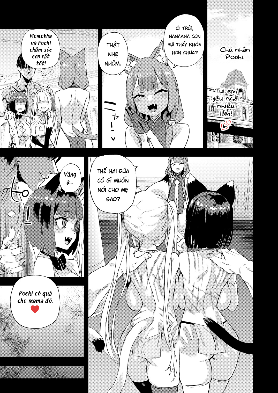 HentaiVN.net - Ảnh 42 - Tôi Là Thú Cưng Của Nàng Miêu Nữ - Một Bắn