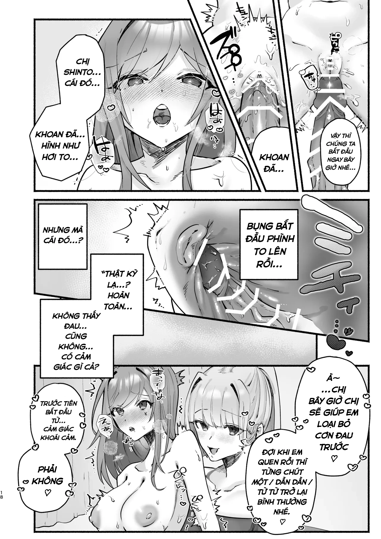HentaiVN.net - Ảnh 14 - Mê các chị lớn tuổi thì gặp ngay chị Futa cực ngon - Chap 1 : Aida Yui X Mina Shinto