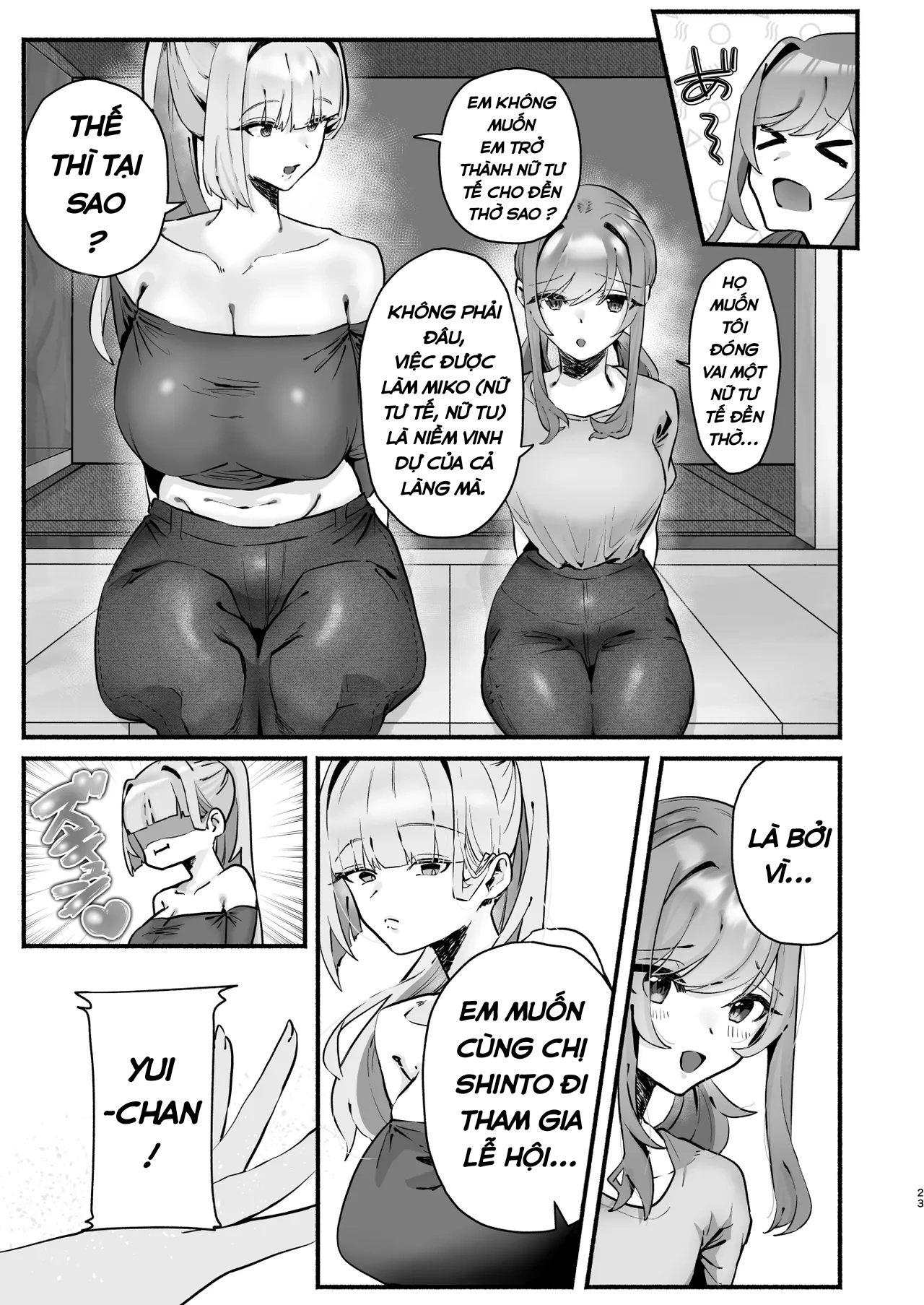 HentaiVN.net - Ảnh 19 - Mê các chị lớn tuổi thì gặp ngay chị Futa cực ngon - Chap 1 : Aida Yui X Mina Shinto