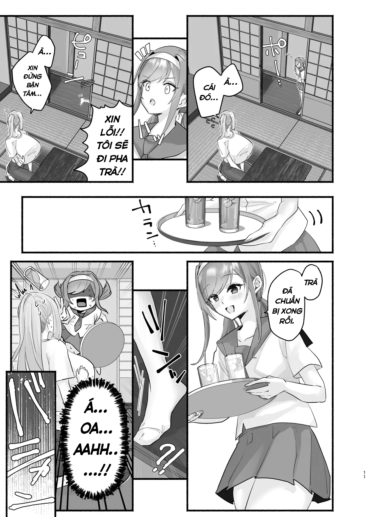 HentaiVN.net - Ảnh 7 - Mê các chị lớn tuổi thì gặp ngay chị Futa cực ngon - Chap 1 : Aida Yui X Mina Shinto