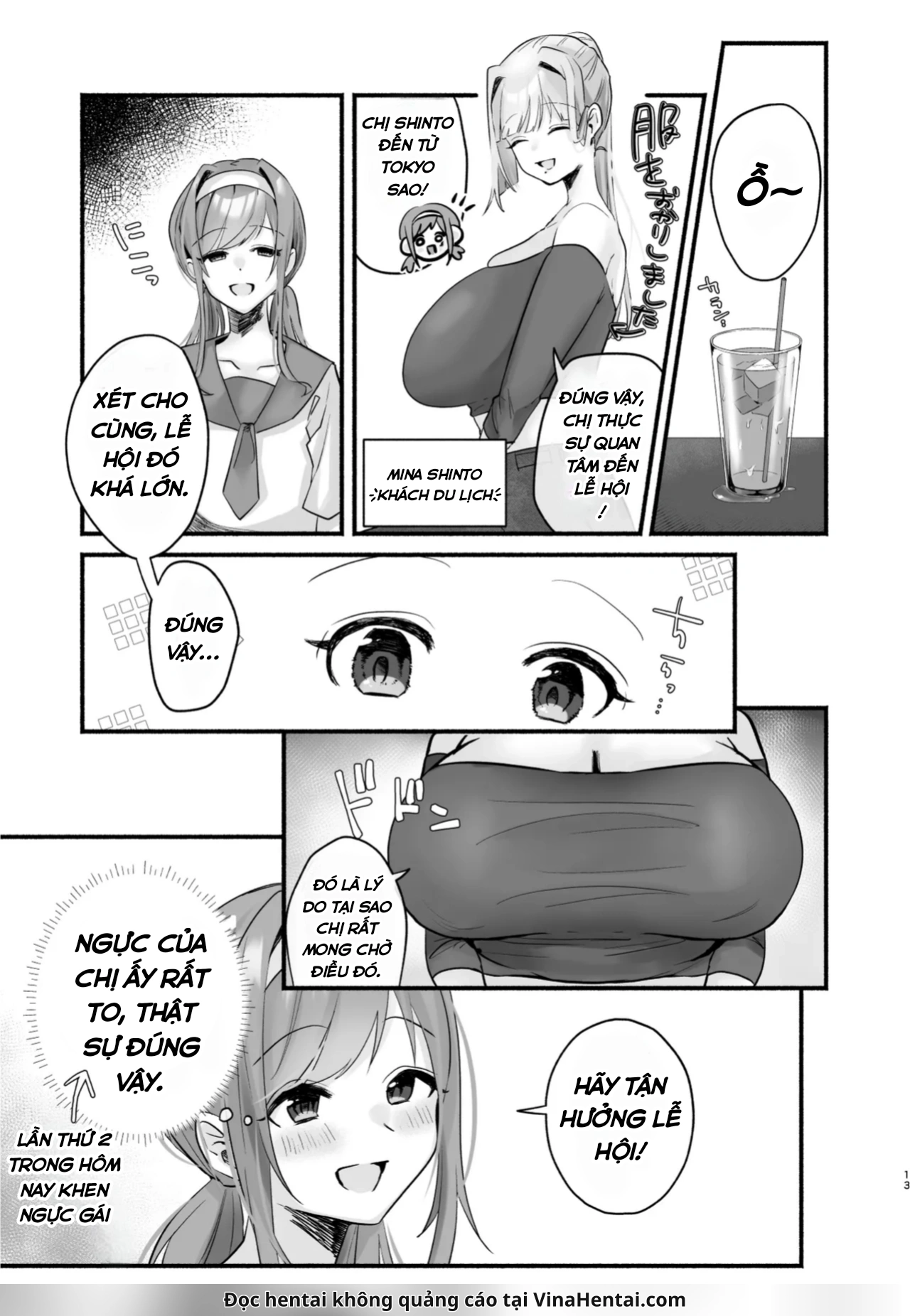 HentaiVN.net - Ảnh 9 - Mê các chị lớn tuổi thì gặp ngay chị Futa cực ngon - Chap 1 : Aida Yui X Mina Shinto
