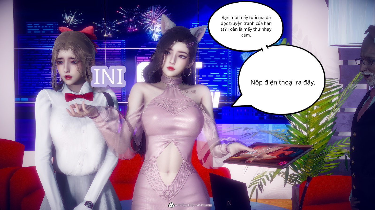 HentaiVN.net - Ảnh 53 - Tiểu Sử Trần Kiều An - Chap 13: Trao đổi mờ ám - liveshow ngoại truyện