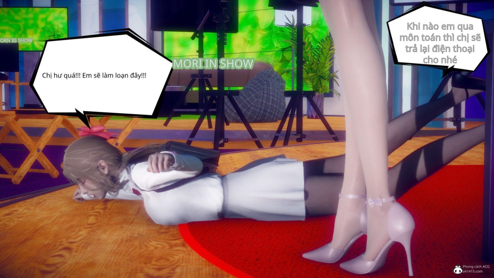 HentaiVN.net - Ảnh 56 - Tiểu Sử Trần Kiều An - Chap 13: Trao đổi mờ ám - liveshow ngoại truyện