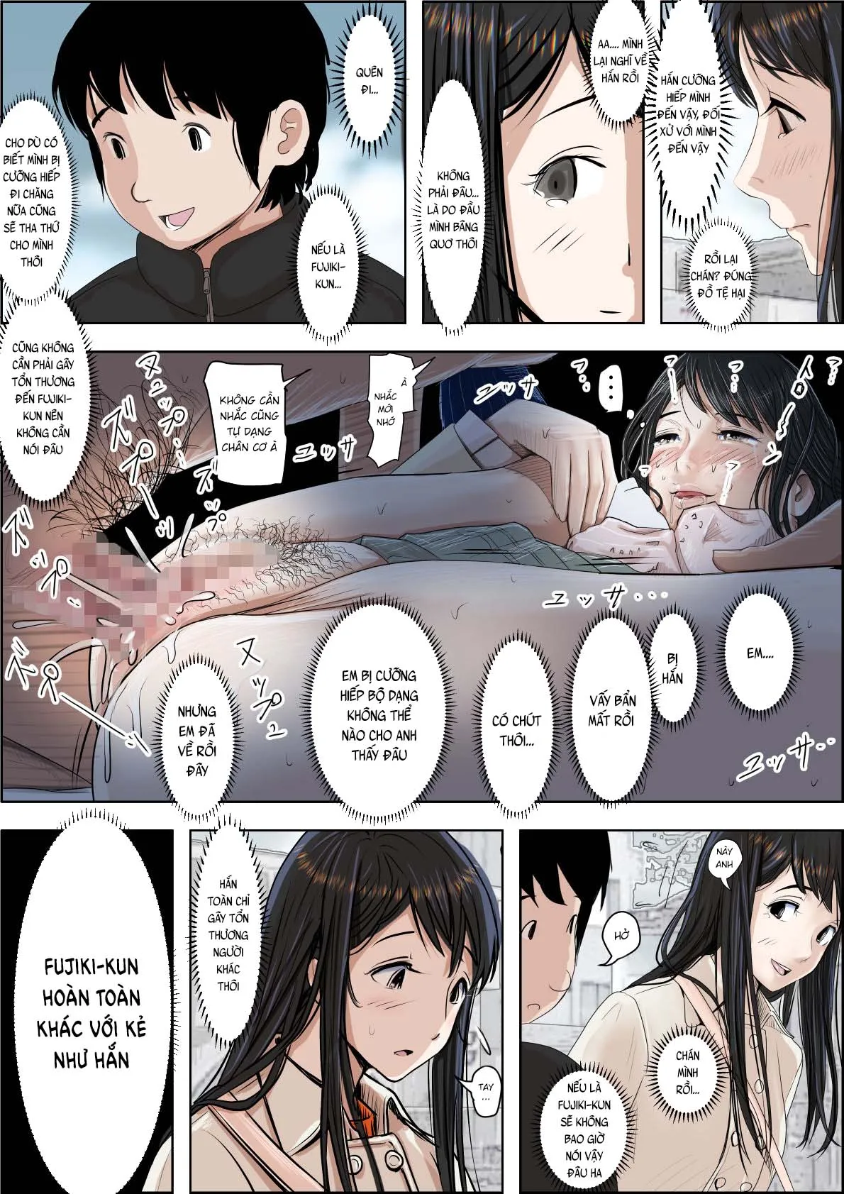 HentaiVN.net - Ảnh 27 - Charao ni Netorare - Route 2 Vol 4.5 - Chap 1