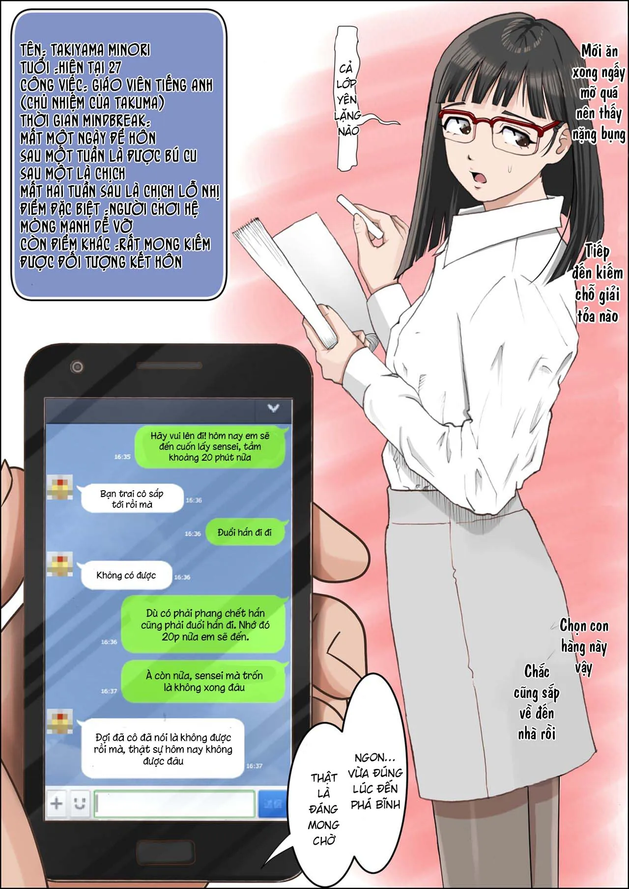 HentaiVN.net - Ảnh 29 - Charao ni Netorare - Vol 1