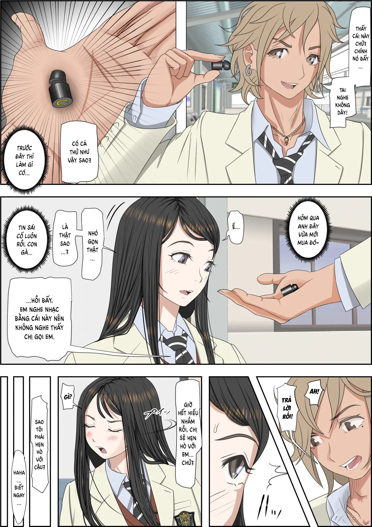 HentaiVN.net - Ảnh 10 - Charao ni Netorare - Route 2 Vol. 2 - Chap 1