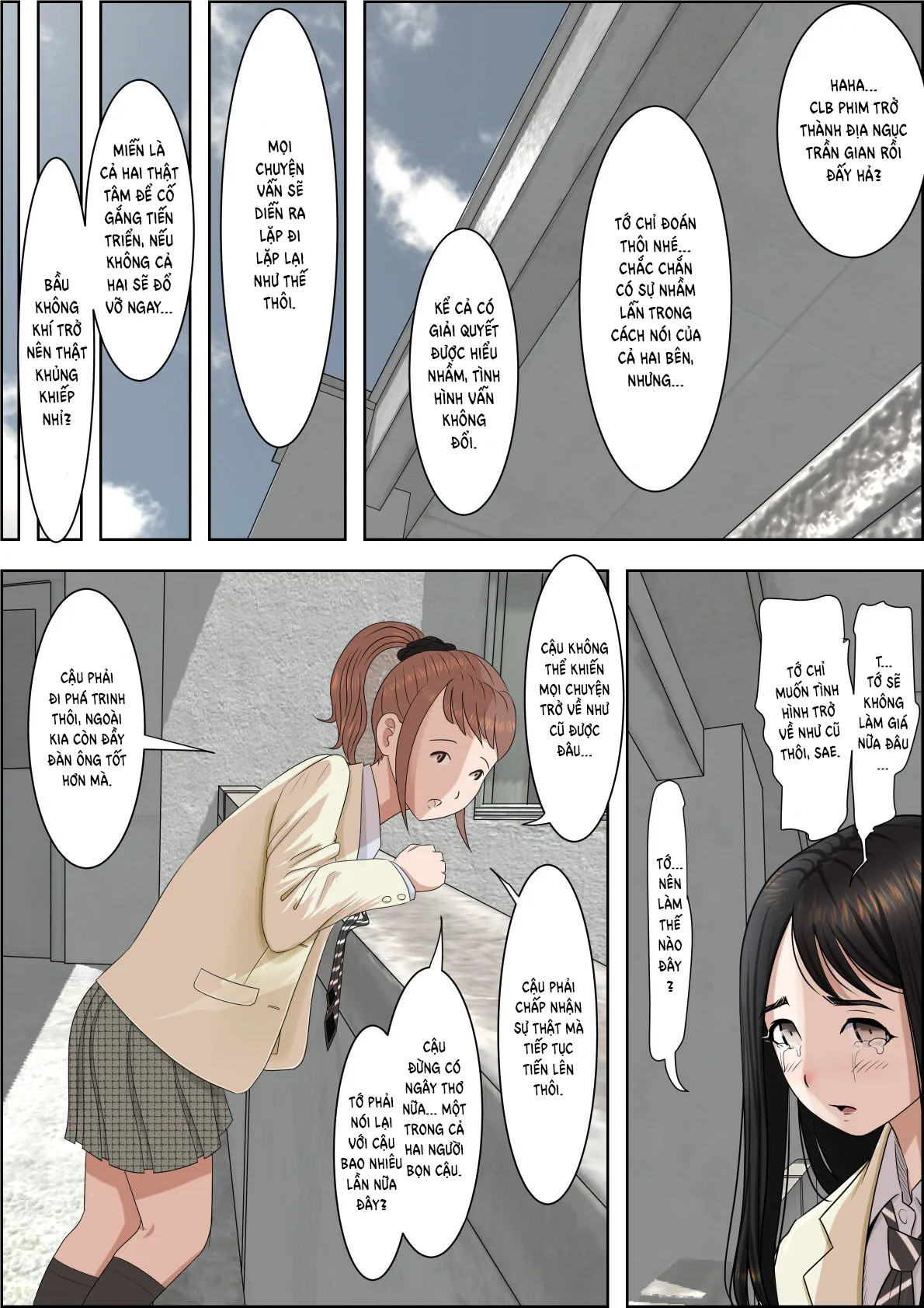 HentaiVN.net - Ảnh 26 - Charao ni Netorare - Route 2 Vol. 2 - Chap 1