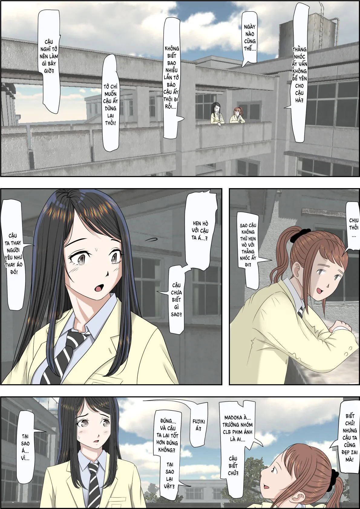 HentaiVN.net - Ảnh 5 - Charao ni Netorare - Route 2 Vol. 2 - Chap 1
