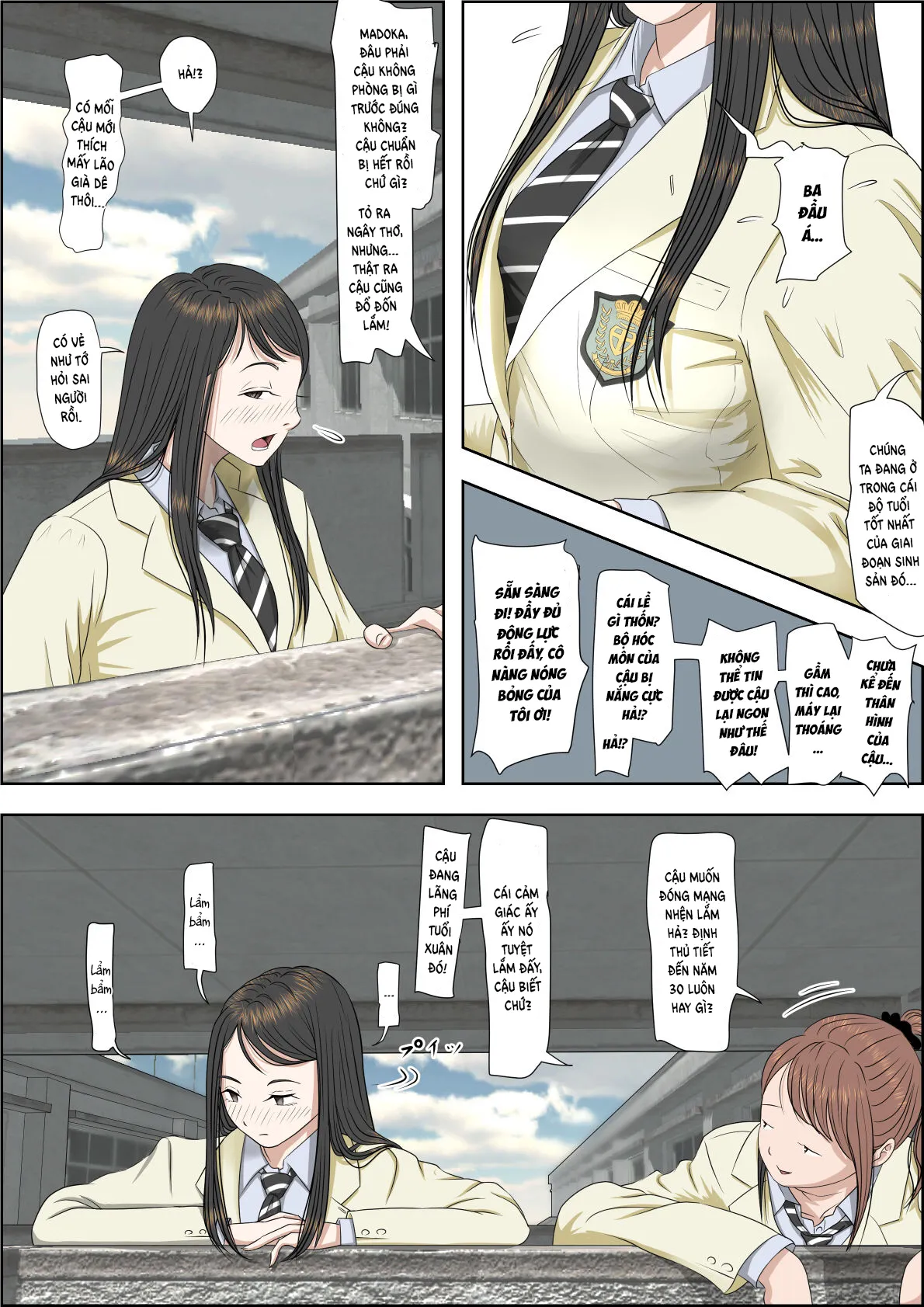 HentaiVN.net - Ảnh 8 - Charao ni Netorare - Route 2 Vol. 2 - Chap 1