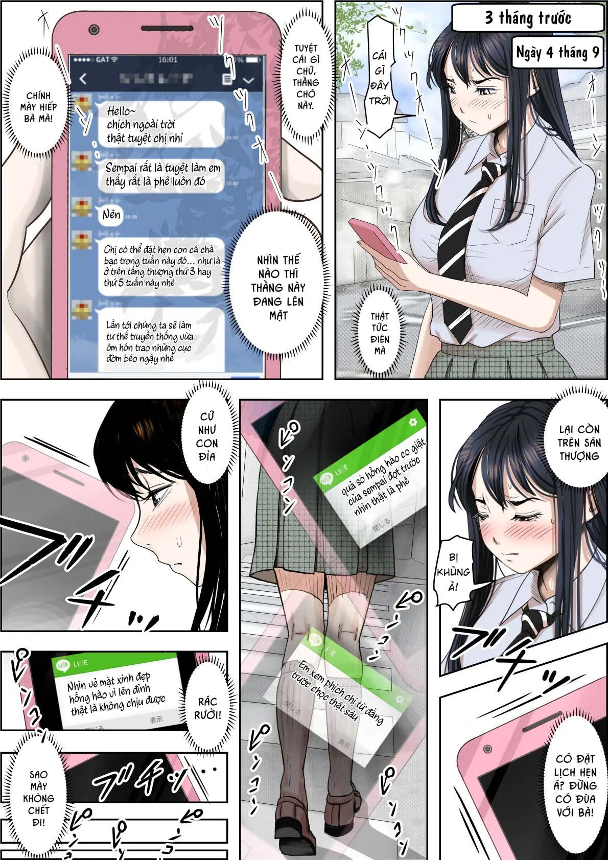 HentaiVN.net - Ảnh 3 - Charao ni Netorare - Route 2 Vol 4 - Chap 1