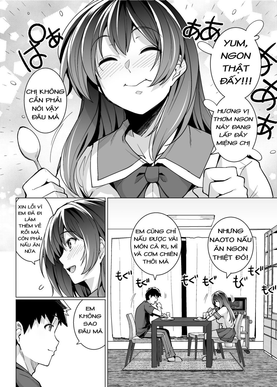 HentaiVN.net - Ảnh 5 - Chị gái tôi ngủ với cha tôi - Chap 01