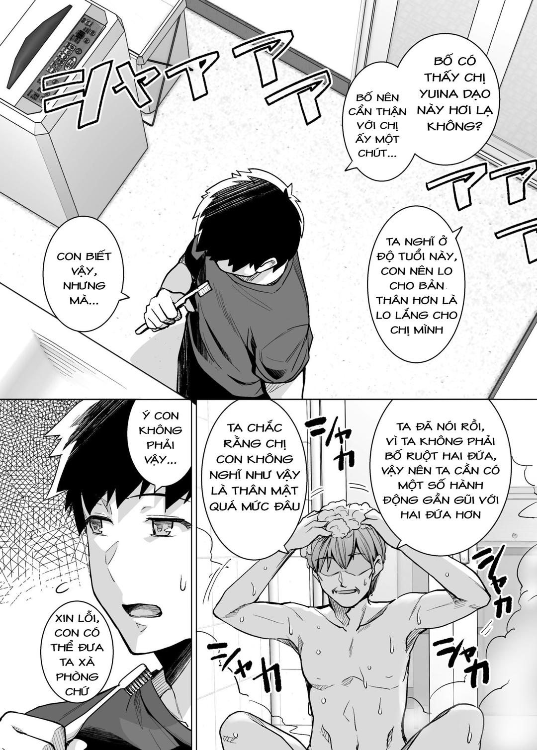 HentaiVN.net - Ảnh 9 - Chị gái tôi ngủ với cha tôi - Chap 01