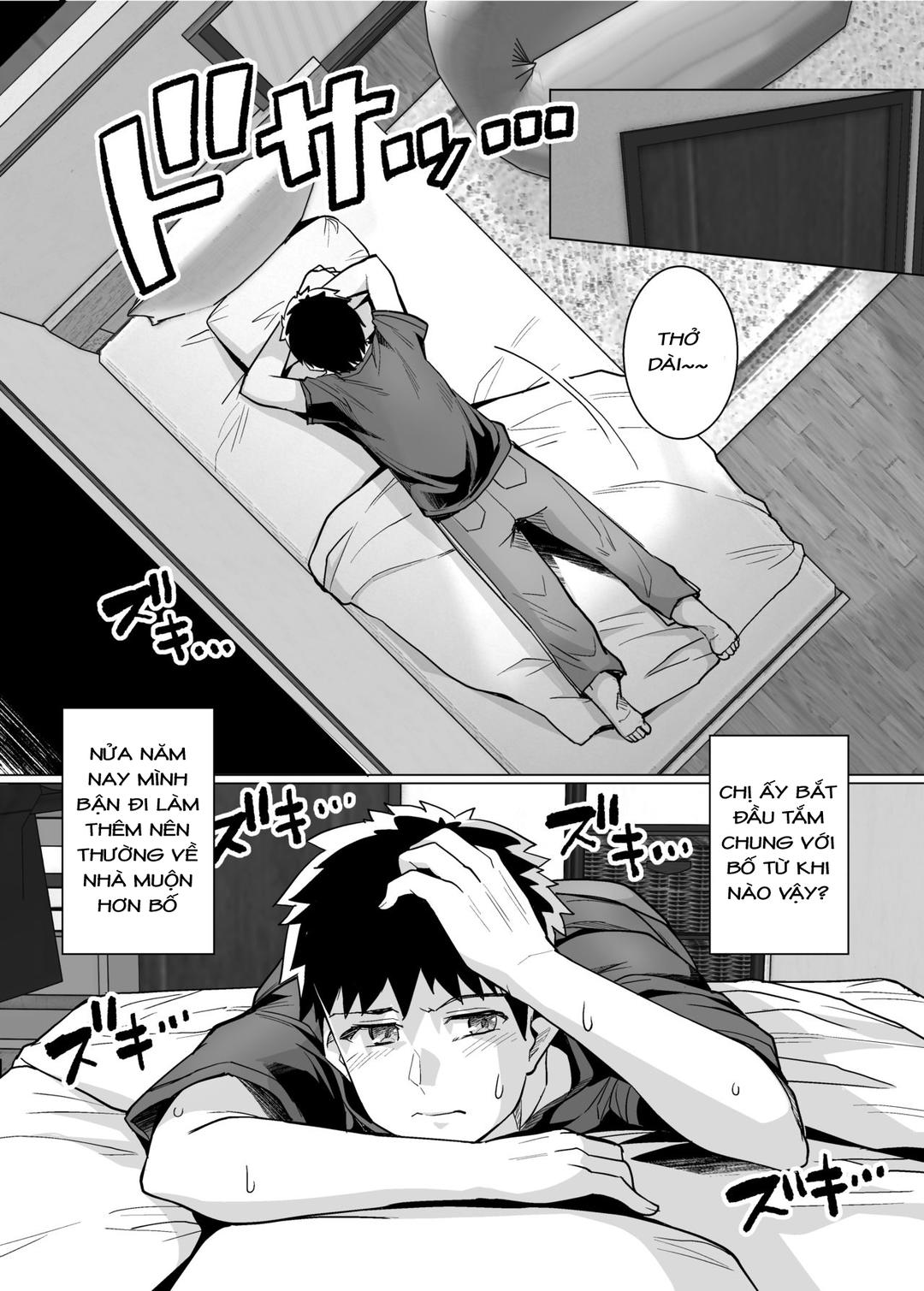 HentaiVN.net - Ảnh 17 - Chị gái tôi ngủ với cha tôi - Chap 01