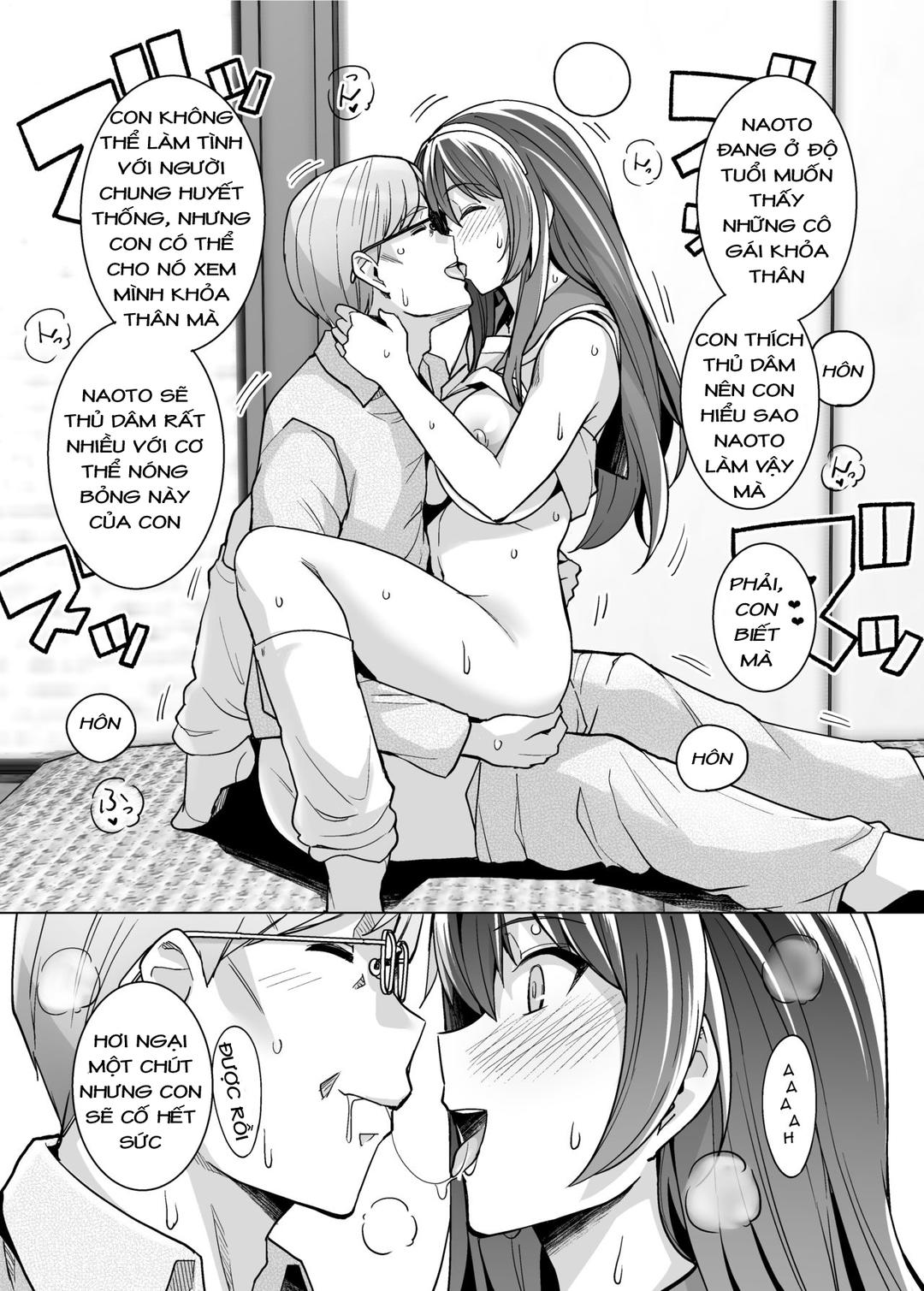 HentaiVN.net - Ảnh 35 - Chị gái tôi ngủ với cha tôi - Chap 01