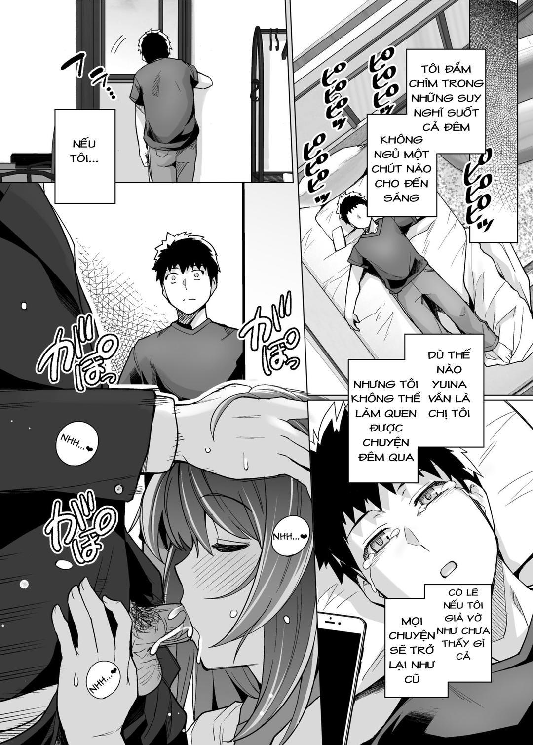 HentaiVN.net - Ảnh 42 - Chị gái tôi ngủ với cha tôi - Chap 01
