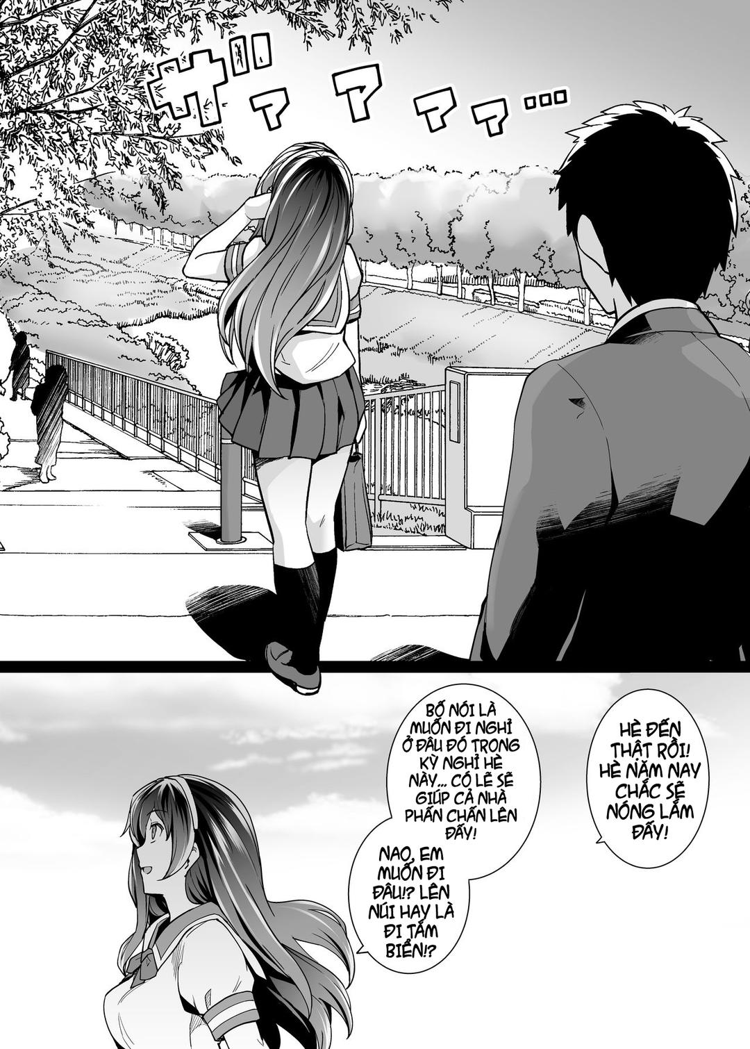 HentaiVN.net - Ảnh 10 - Chị gái tôi ngủ với cha tôi - Chap 02-A
