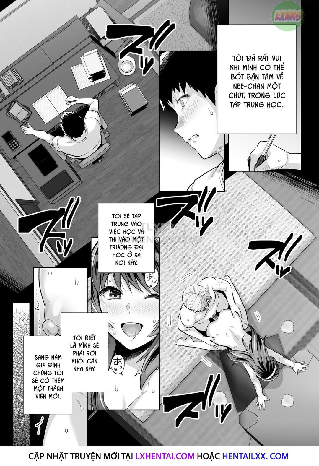 HentaiVN.net - Ảnh 8 - Chị gái tôi ngủ với cha tôi - Chap 03-A
