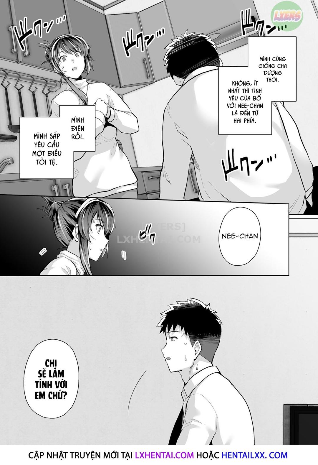 HentaiVN.net - Ảnh 24 - Chị gái tôi ngủ với cha tôi - Chap 03-A